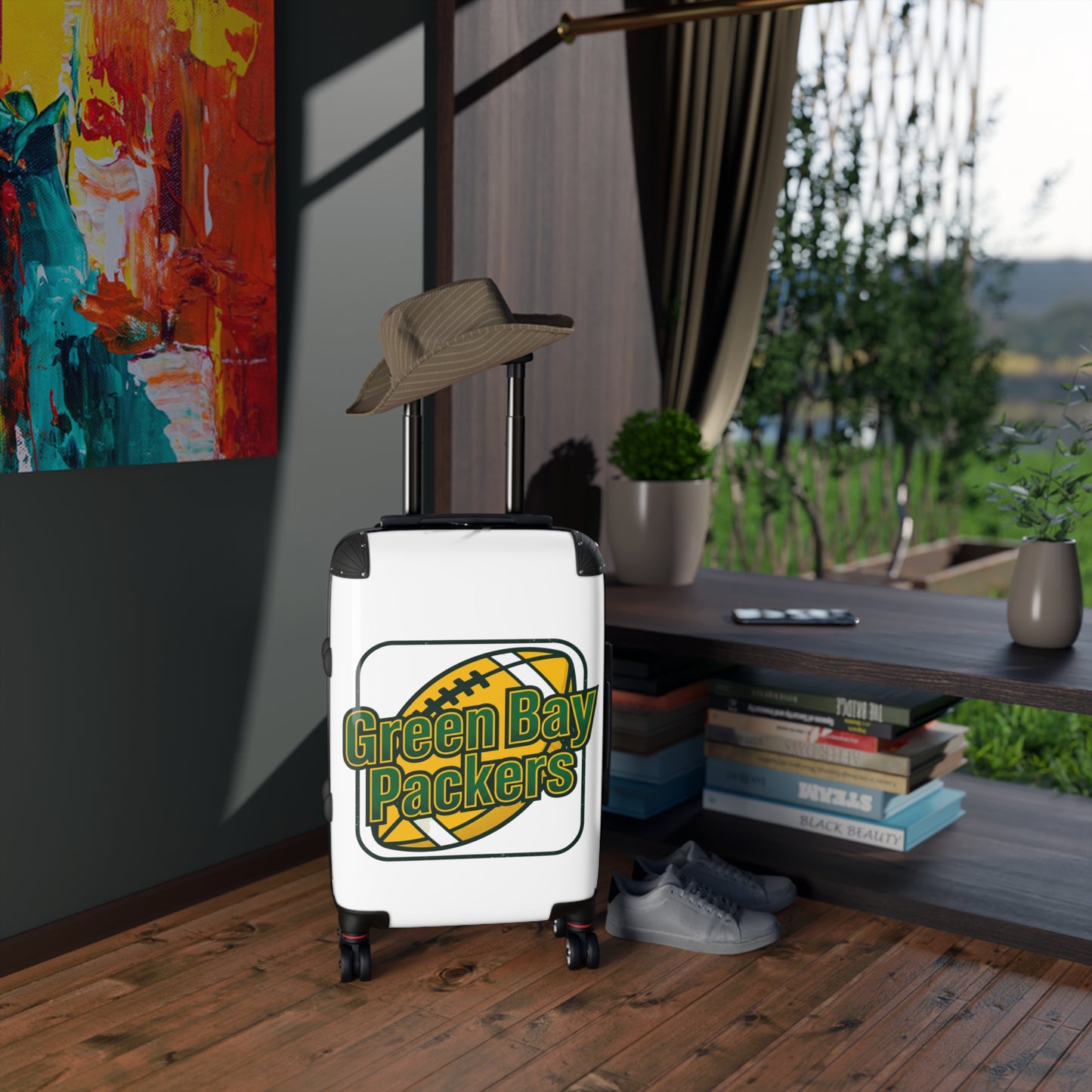 Green Bay Packers Football Carry-On Suitcase