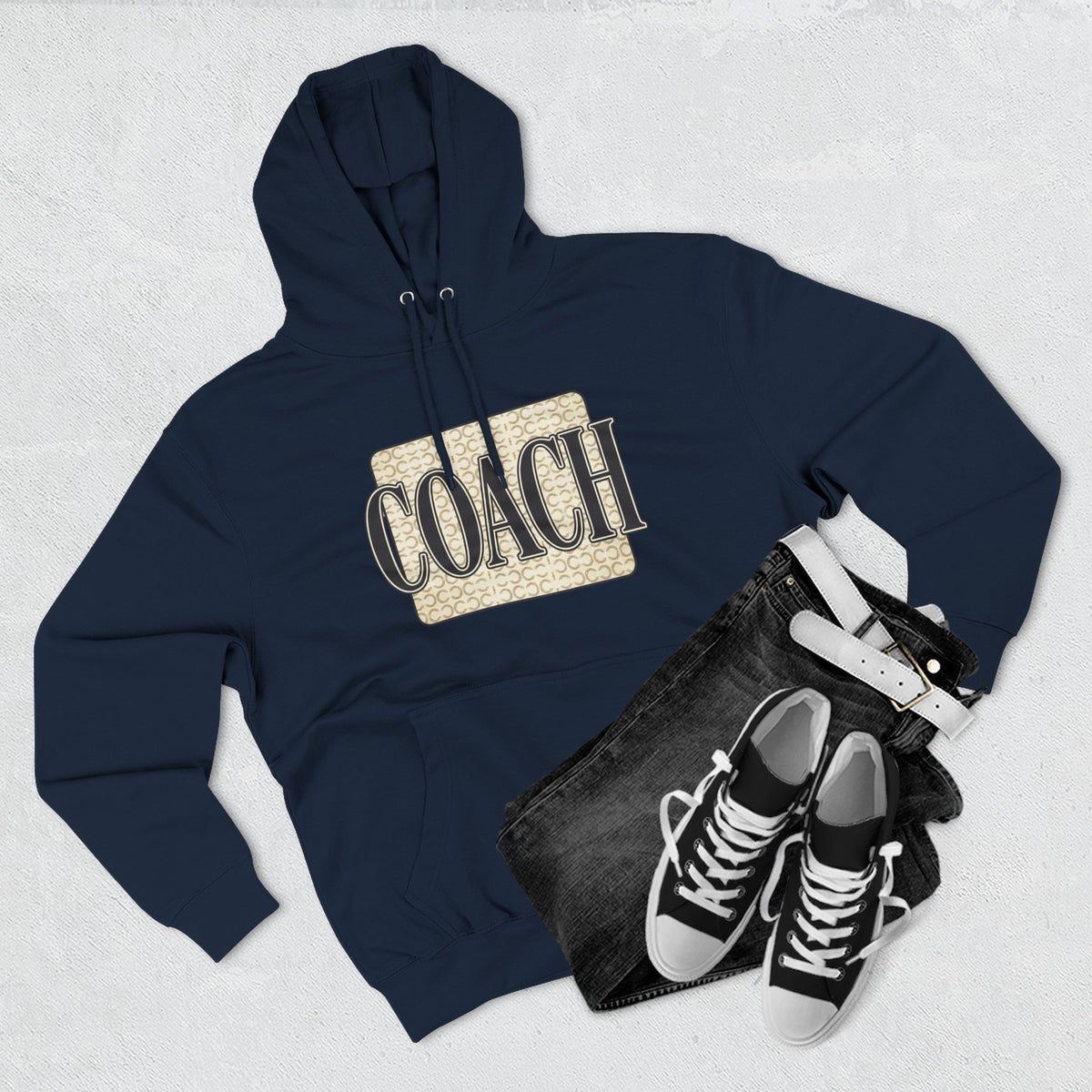 Coach Plaid Panel Hoodie | Coach Graphic Hoodie