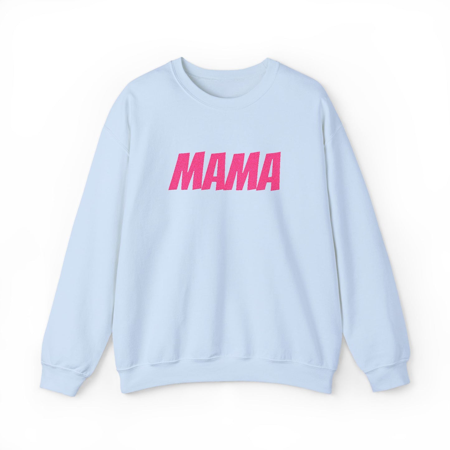 Pink Glitter MAMA Crewneck Sweatshirt | Mama Mom Mother's Day Top