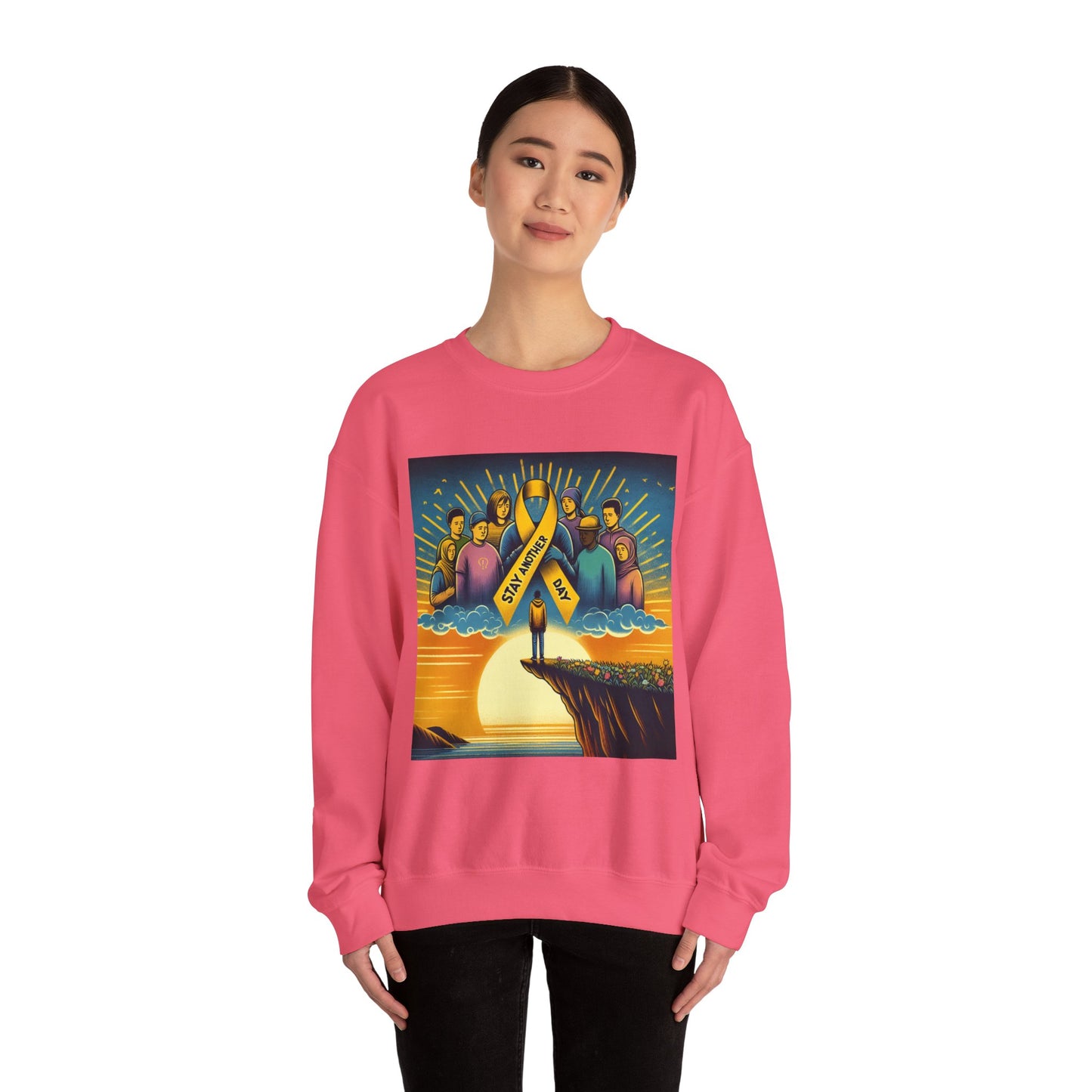 Suicide Prevention Awareness Sweatshirt, Stay Another Day, You Matter, Mental Health Support, Crewneck Jumper, Unisex Hoodie