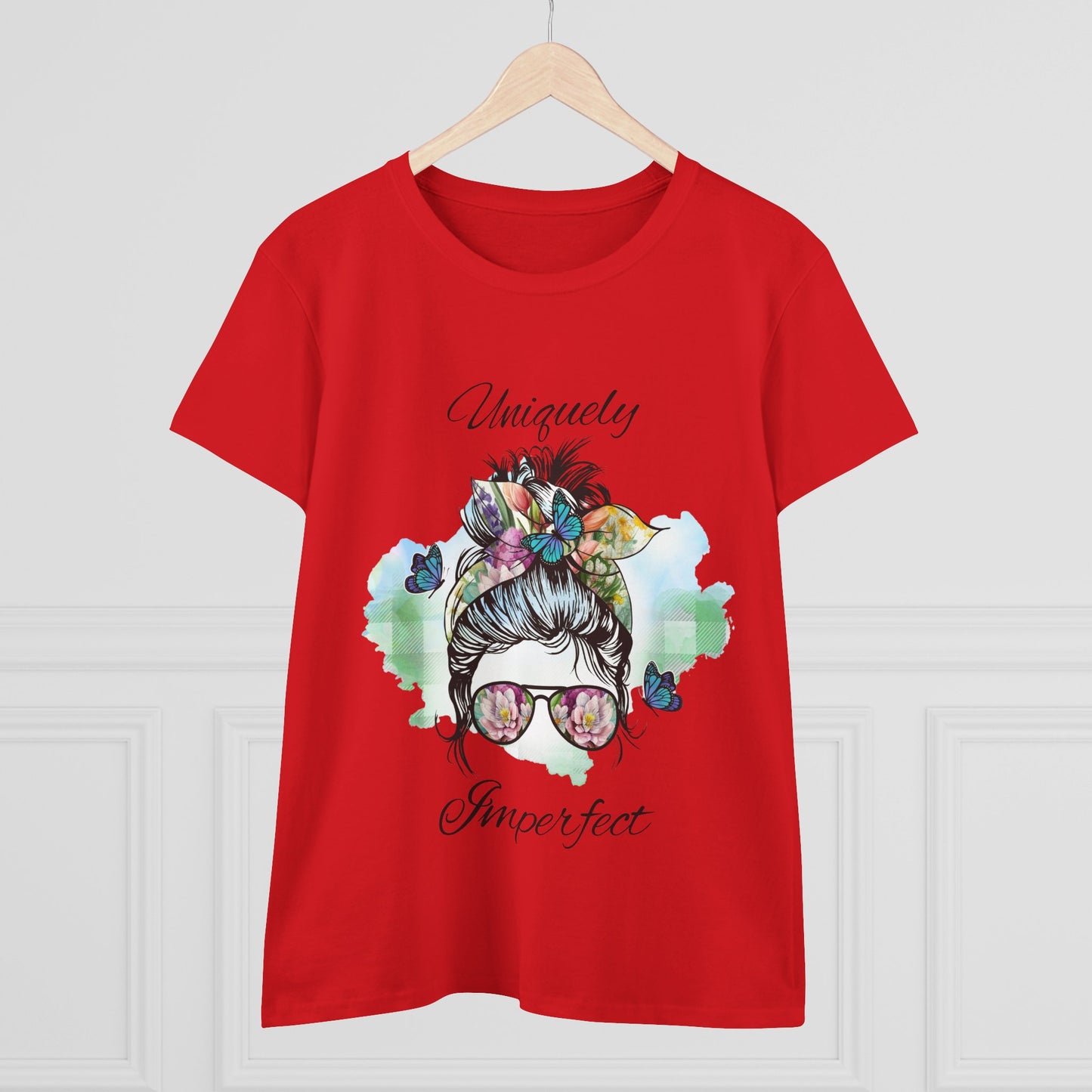 Women's Uniquely Imperfect Graphic Tee - Midweight Cotton Shirt