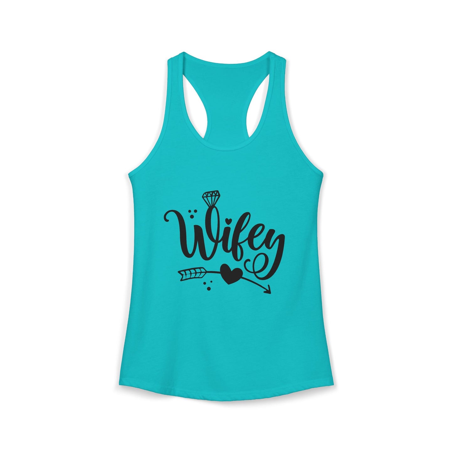 Women's Ideal Racerback Tank, Wifey, gift for her, wife life