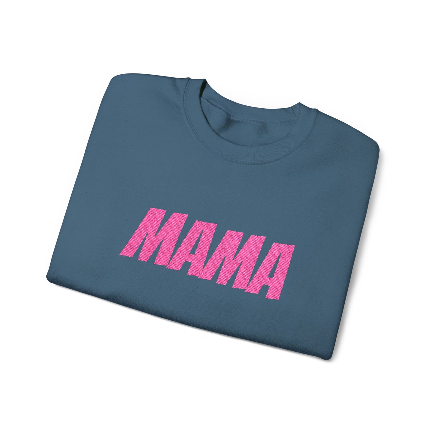 Pink Glitter MAMA Crewneck Sweatshirt | Mama Mom Mother's Day Top