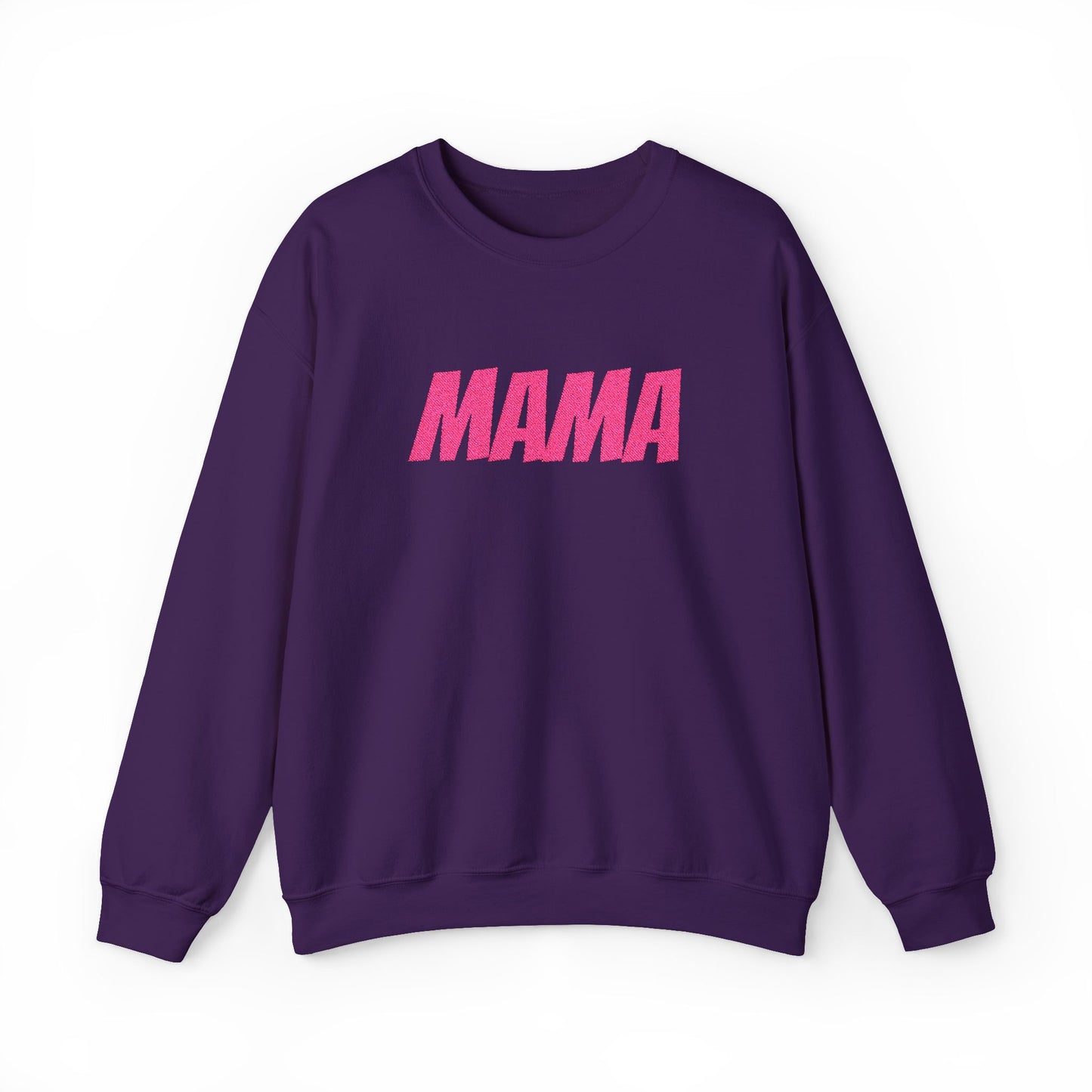 Pink Glitter MAMA Crewneck Sweatshirt | Mama Mom Mother's Day Top