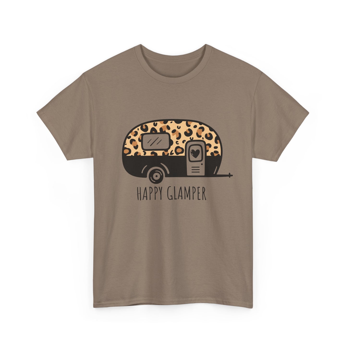 Happy Glamper Unisex Heavy Cotton Tee - Perfect for Camping Lovers