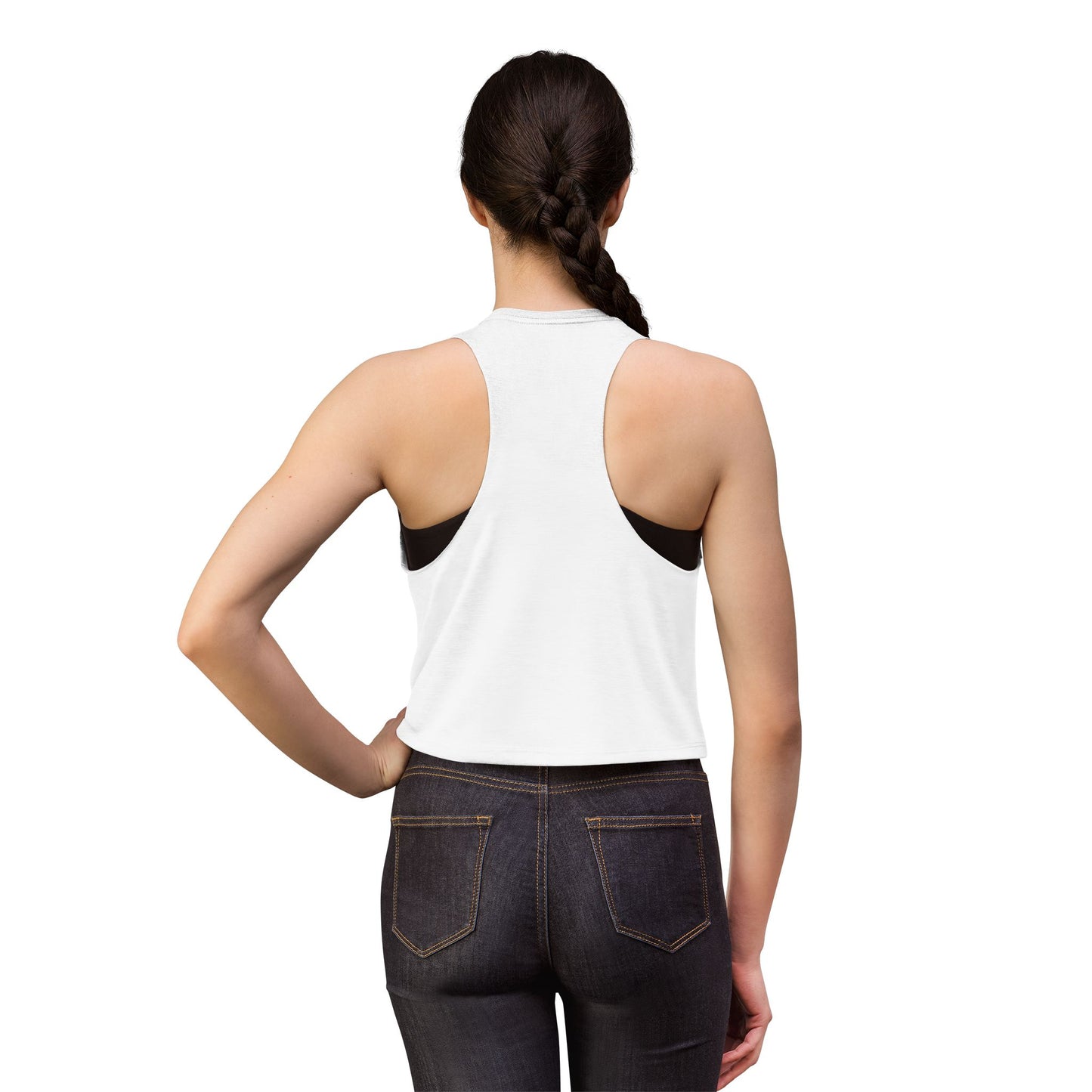 Crop Top — "May Cause a Rukus" Chicken Coop Graphic