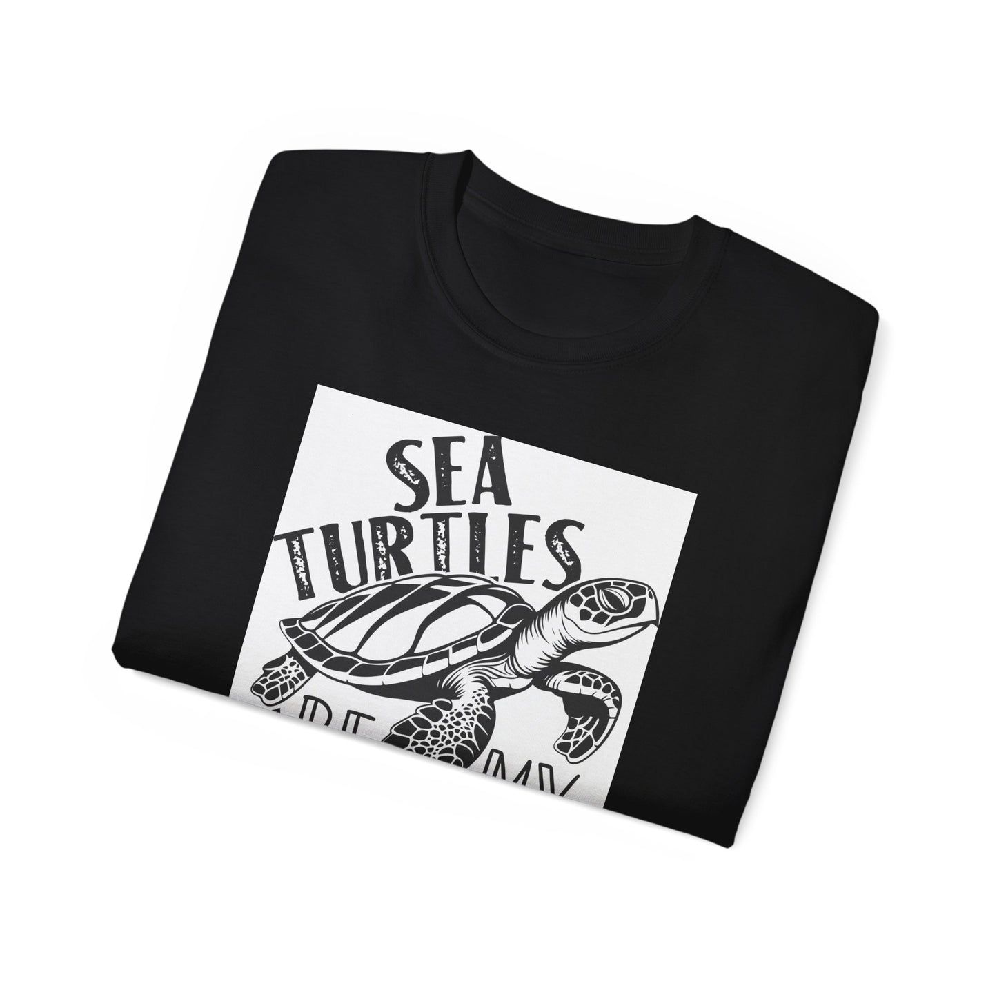 Sea Turtles Spirit Animal Unisex Ultra Cotton Tee - Eco-Friendly Nature Shirt
