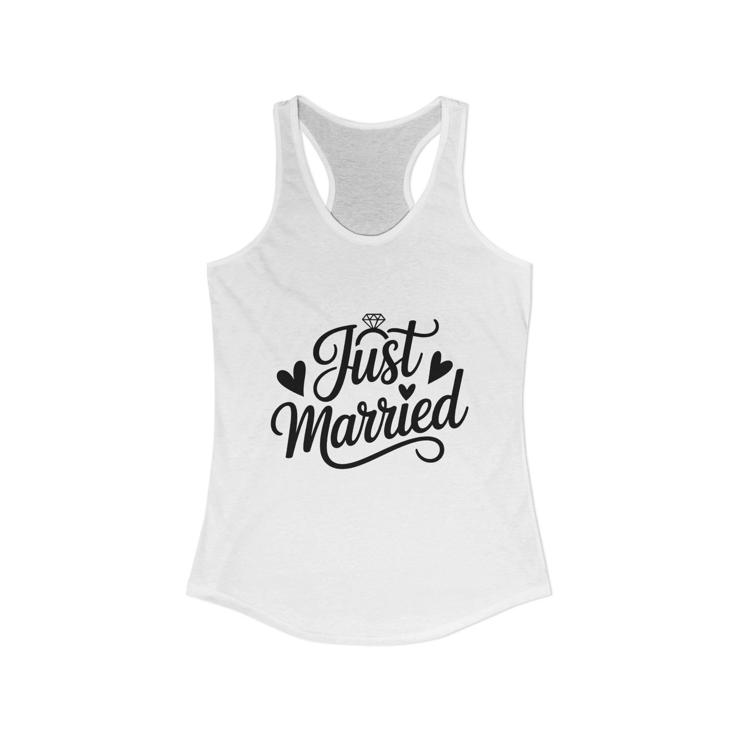 Women's Ideal Racerback Tank just married