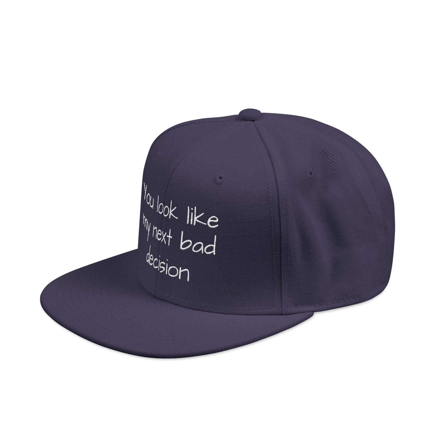 Snapback Hat - Embroidered Cap, Trendy Hat, Streetwear Accessory, Gift for Him, Stylish Headwear, funny hat