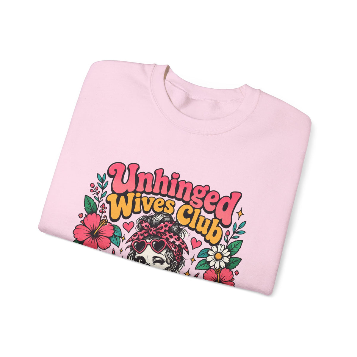 Unhinged Wives Club Skeleton Floral Sweatshirt