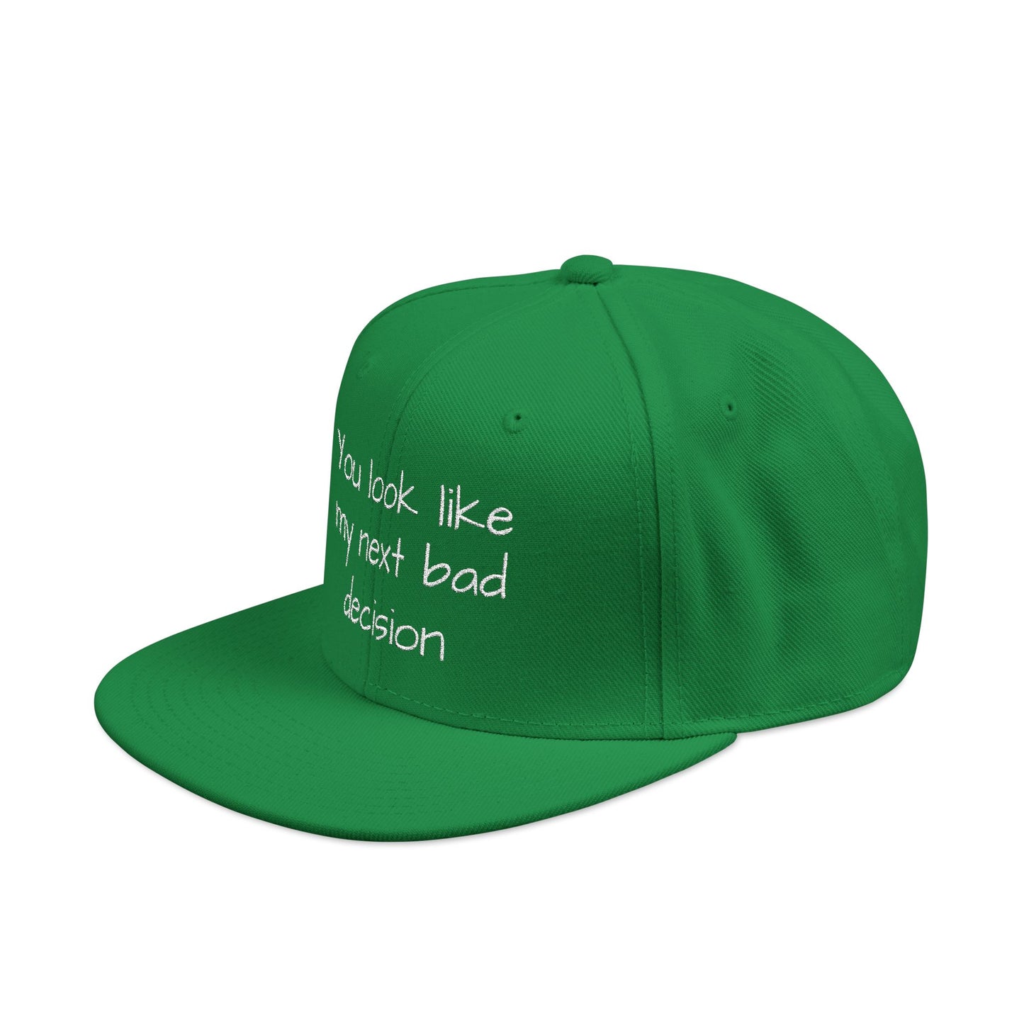 Snapback Hat - Embroidered Cap, Trendy Hat, Streetwear Accessory, Gift for Him, Stylish Headwear, funny hat