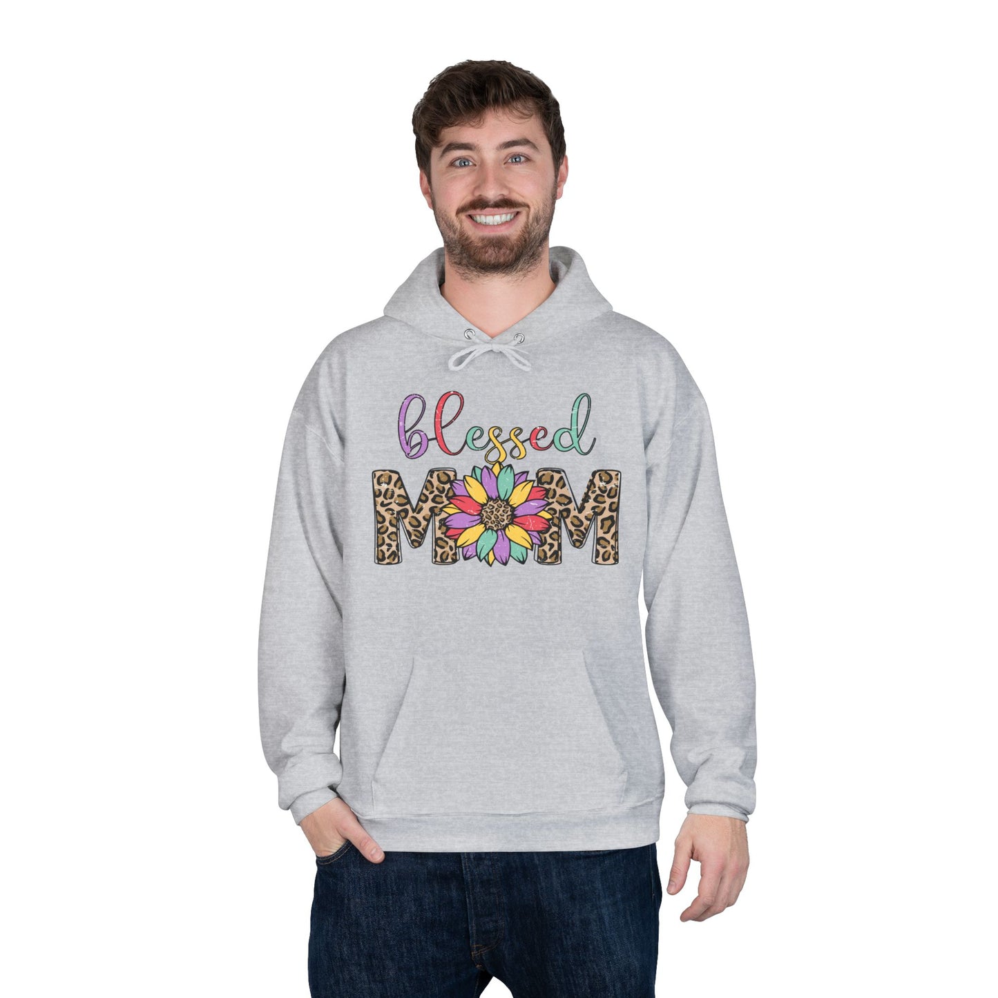 Blessed Mom Eco-Friendly Pullover Hoodie