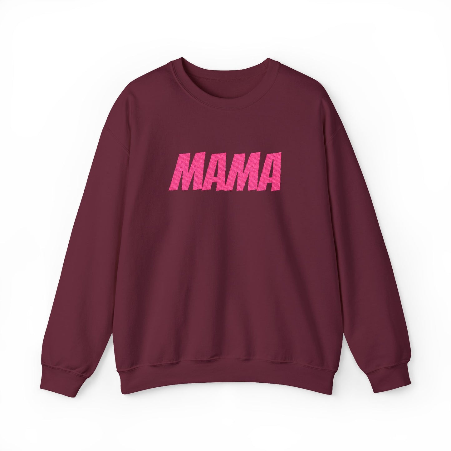 Pink Glitter MAMA Crewneck Sweatshirt | Mama Mom Mother's Day Top