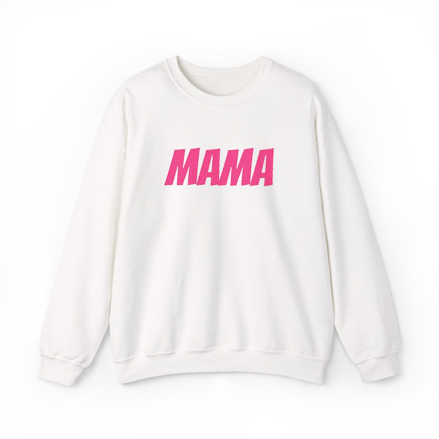 Pink Glitter MAMA Crewneck Sweatshirt | Mama Mom Mother's Day Top