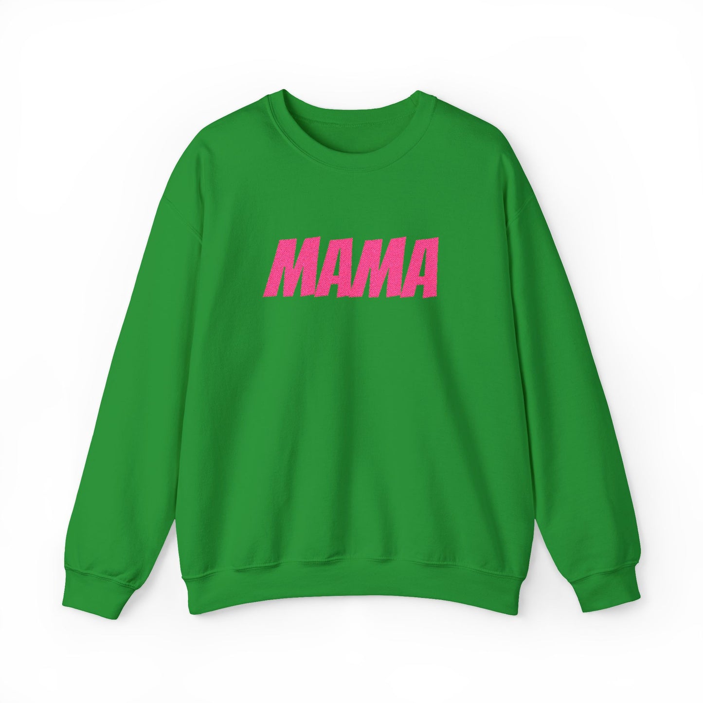 Pink Glitter MAMA Crewneck Sweatshirt | Mama Mom Mother's Day Top