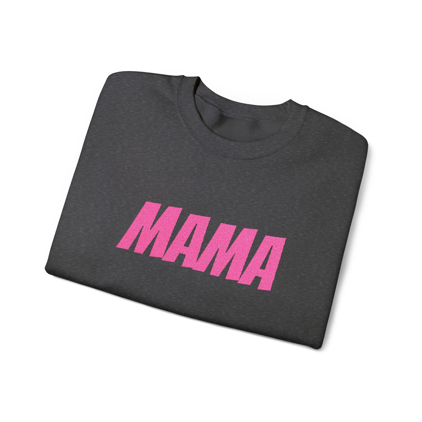 Pink Glitter MAMA Crewneck Sweatshirt | Mama Mom Mother's Day Top