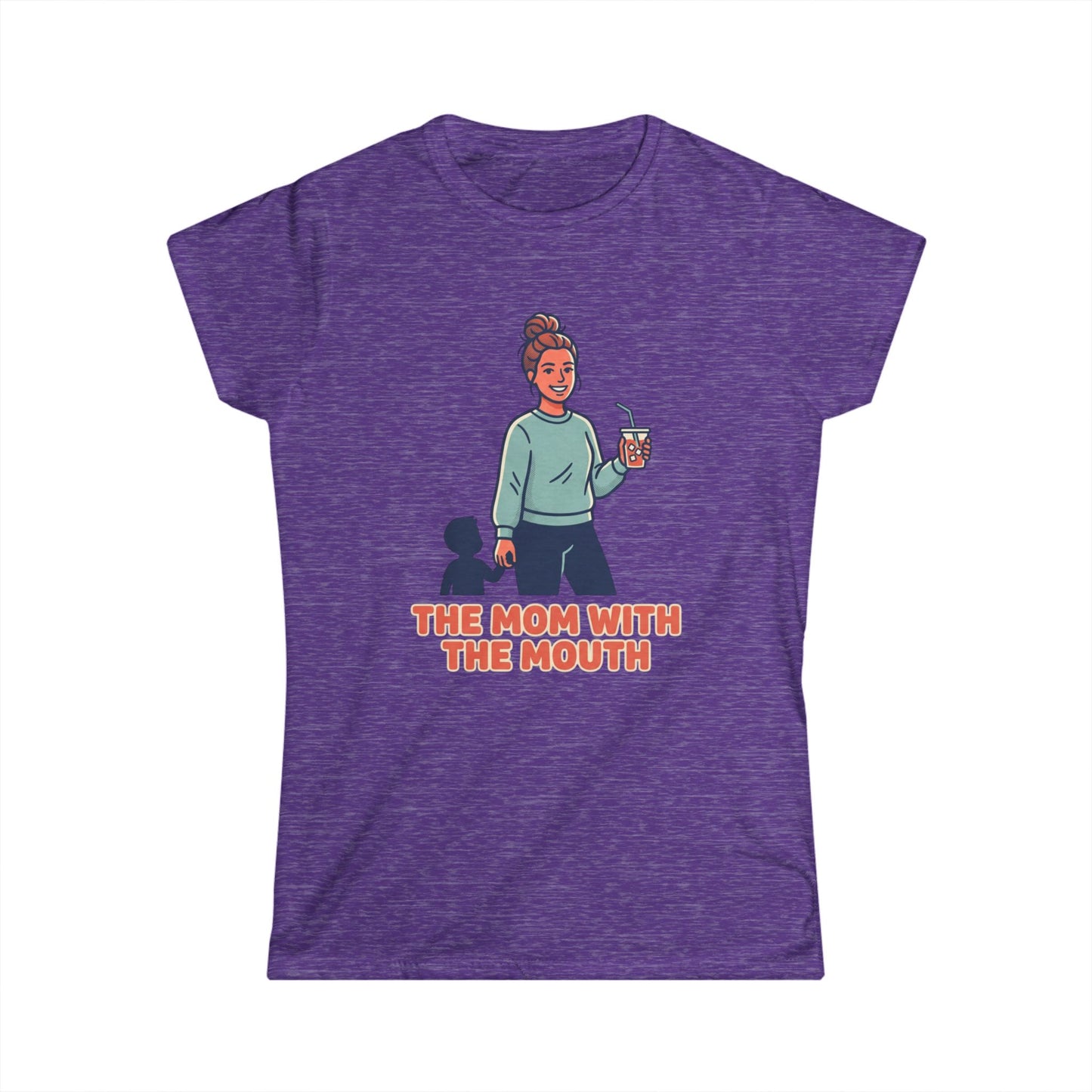 The Mom With The Mouth Tee — Funny Mom Graphic T-Shirt