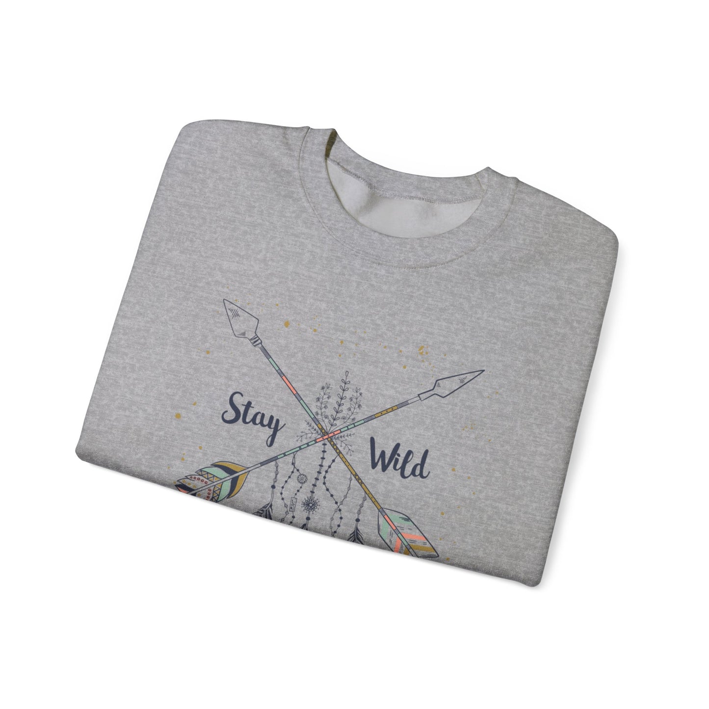 Unisex Crewneck Sweatshirt - Stay Wild Design