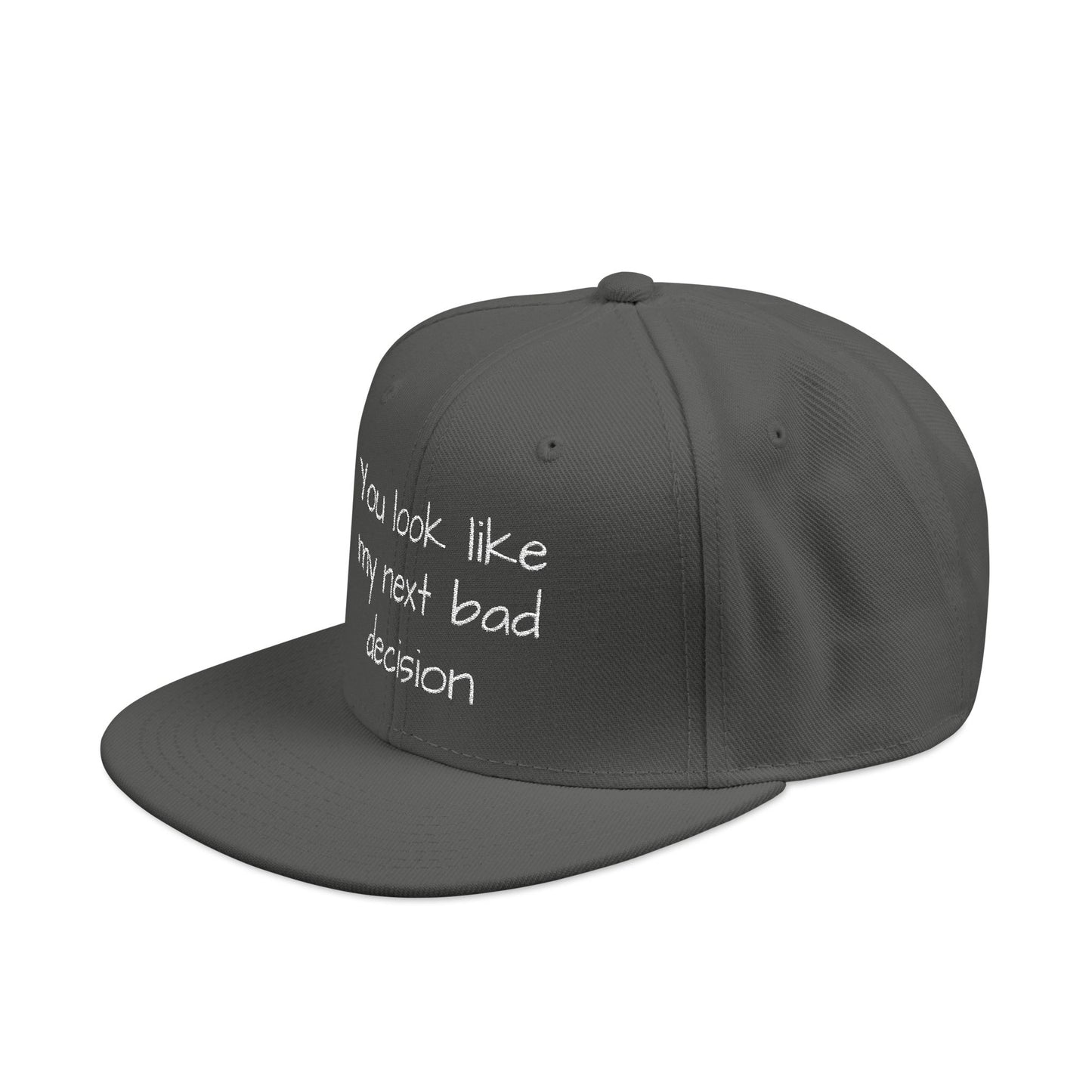 Snapback Hat - Embroidered Cap, Trendy Hat, Streetwear Accessory, Gift for Him, Stylish Headwear, funny hat