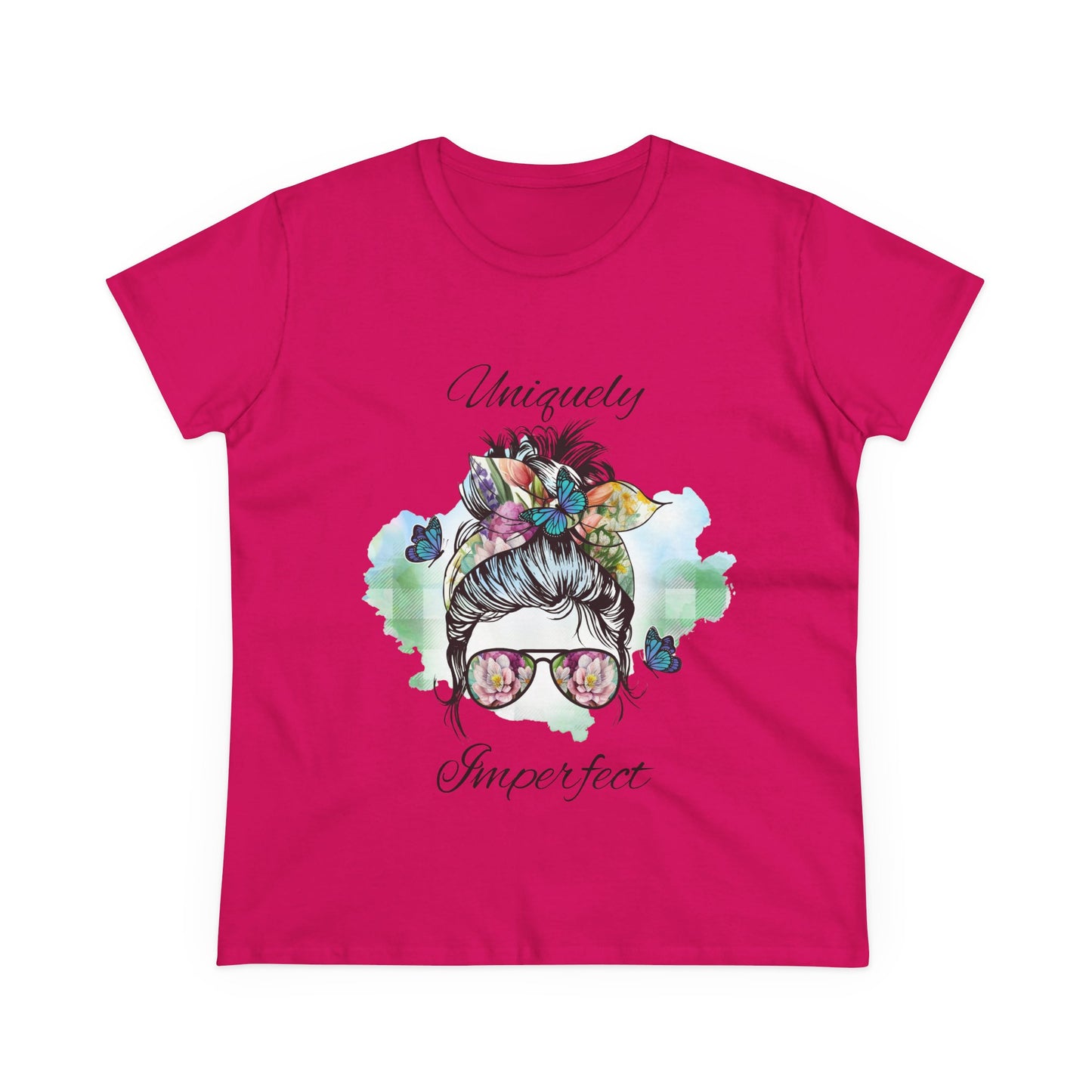 Women's Uniquely Imperfect Graphic Tee - Midweight Cotton Shirt