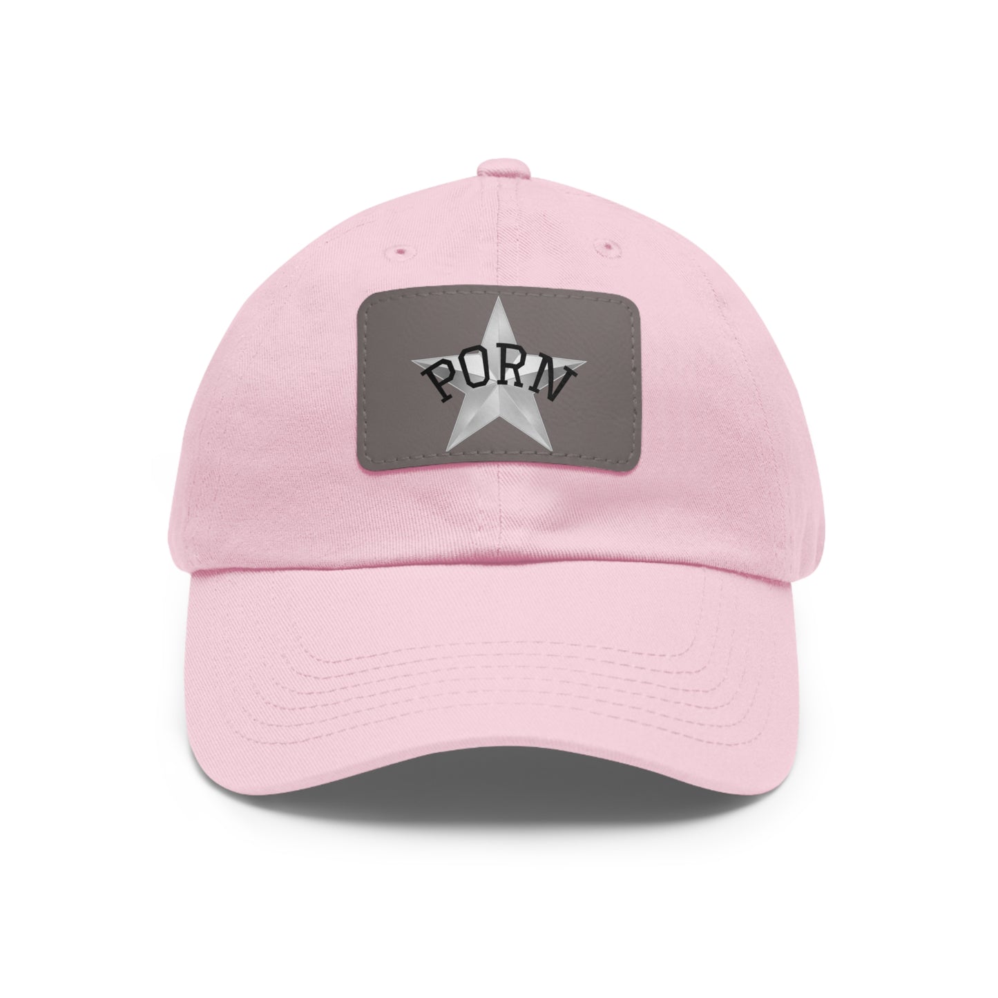Stylish Dad Hat with Leather Patch, Casual Cap for Men, Summer Accessory, Fun Gift for Dads, Trendy Headwear. fun gifts for her, stylish womens hat