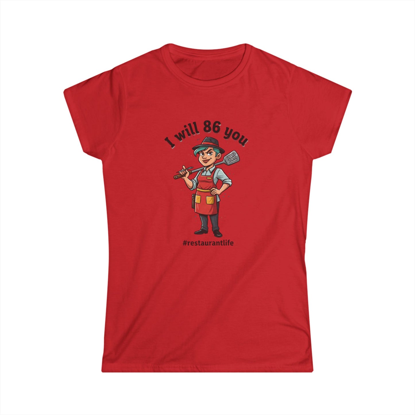 I Will 86 You waiter graphic Tee | Restaurant Life, Kitchen Staff Shirt, funny tee