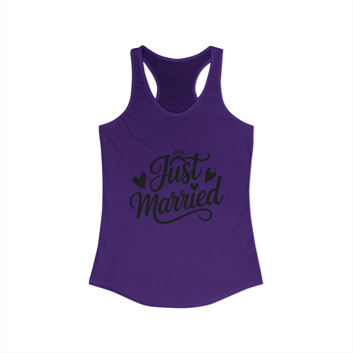 Women's Ideal Racerback Tank just married