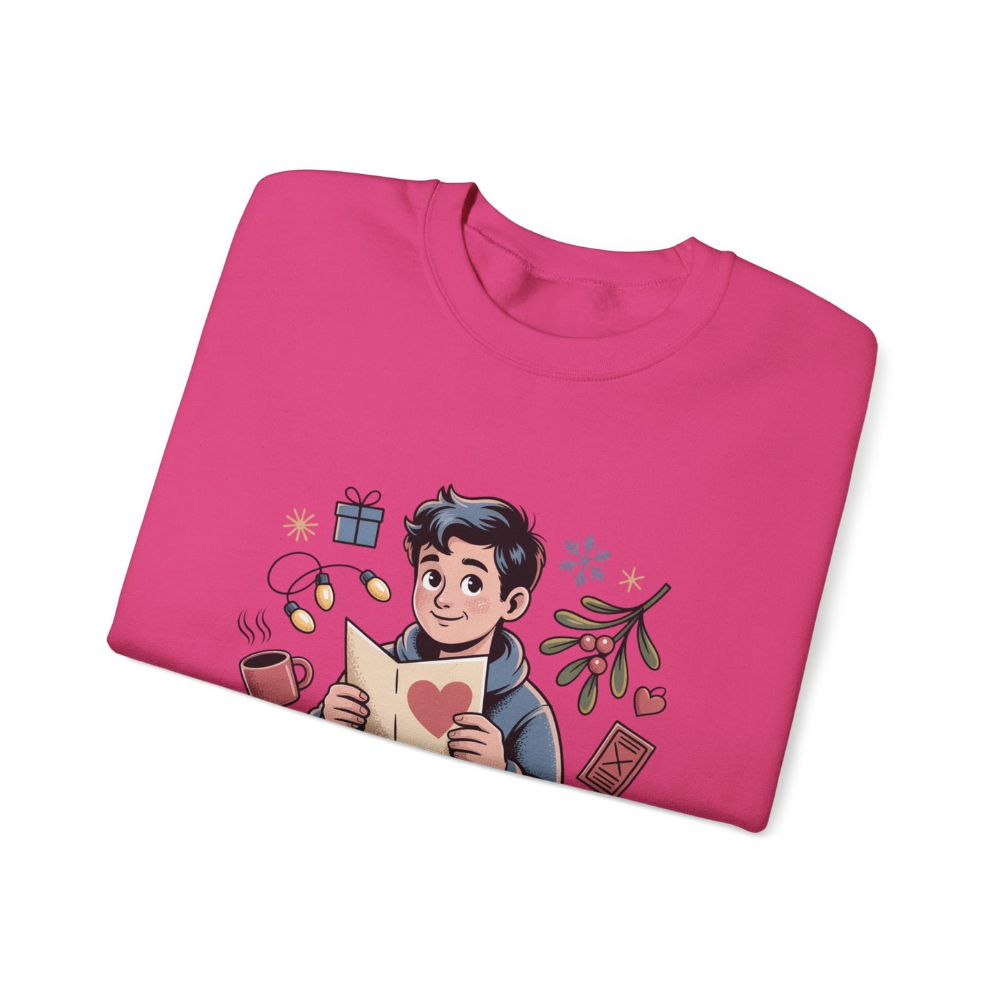 Looking for Holidate Sweatshirt | Holiday Romance Illustration