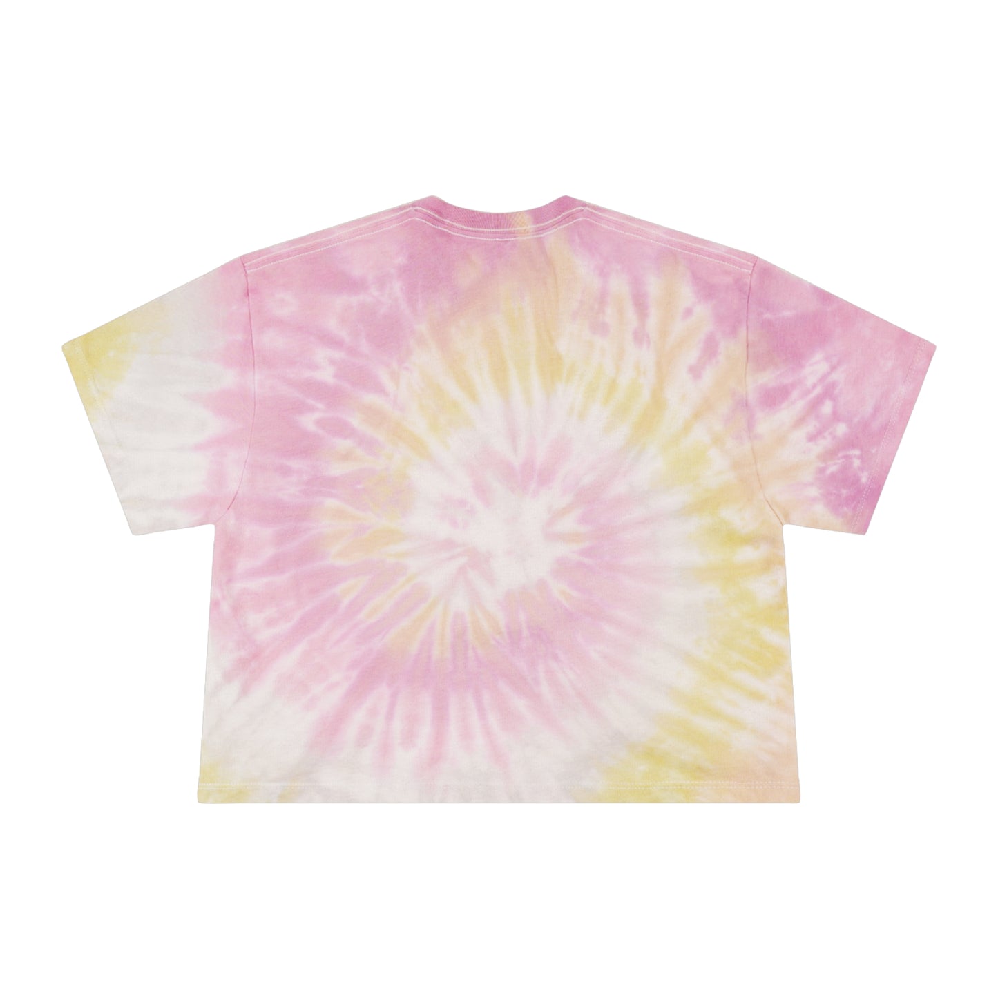 Heart Breaker Rose Artwork Crop Tee | Blue Tie-Dye
