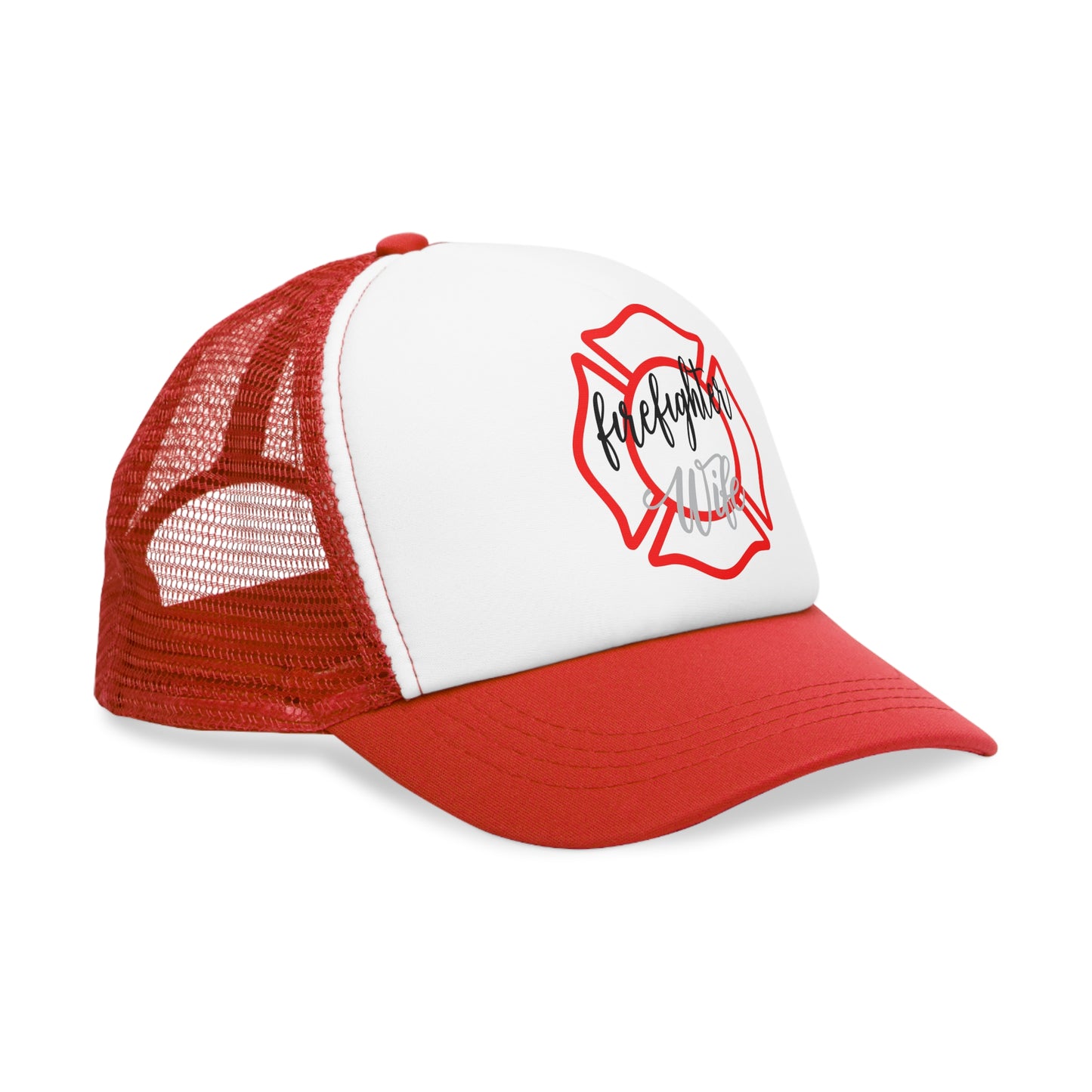 Firefighter Wife Mesh Cap - Stylish Trucker Hat for Supportive Spouses