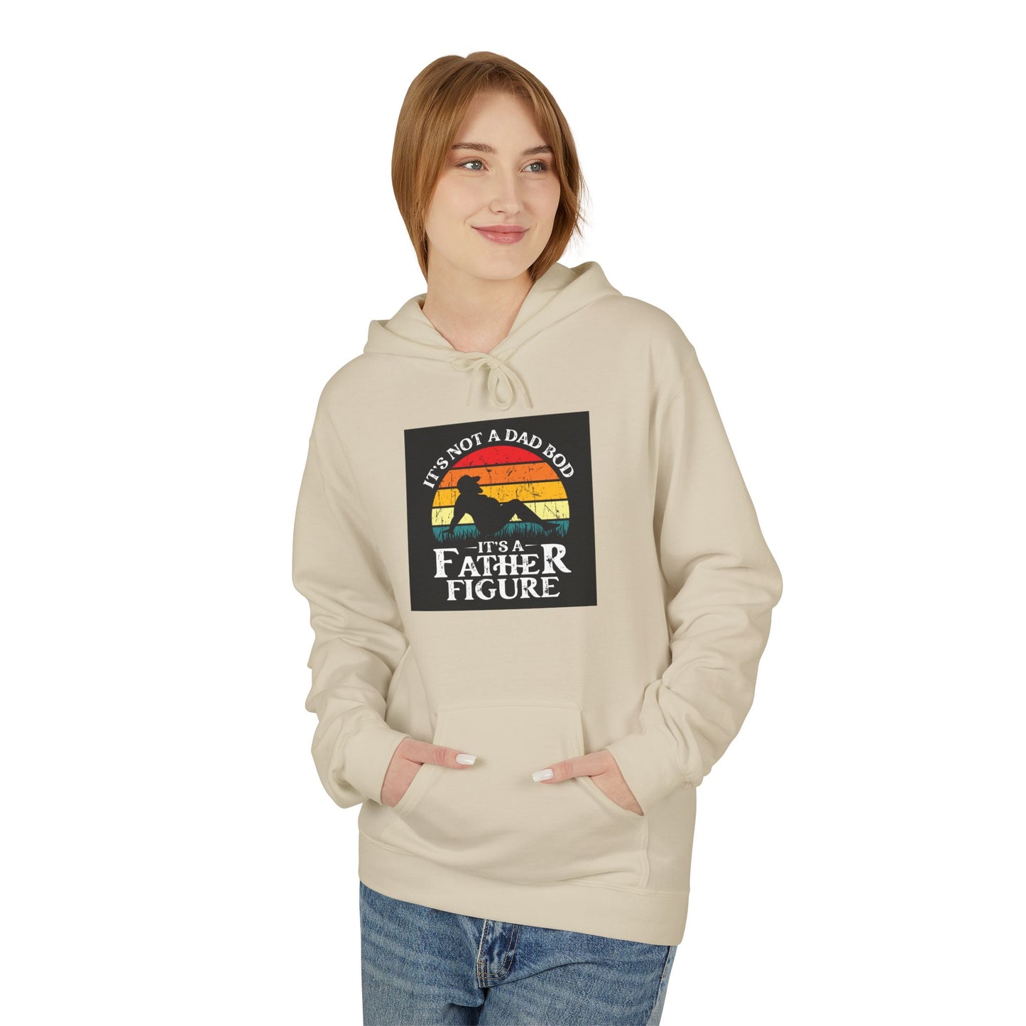Father Figure Retro Hoodie - Perfect Gift for Dads