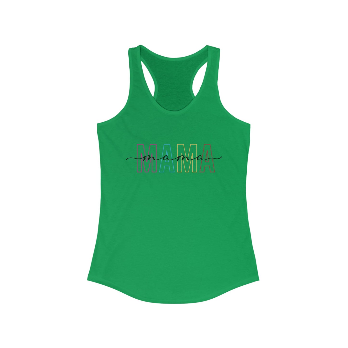 Mama Racerback Tank - Stylish Women's Fitness Top