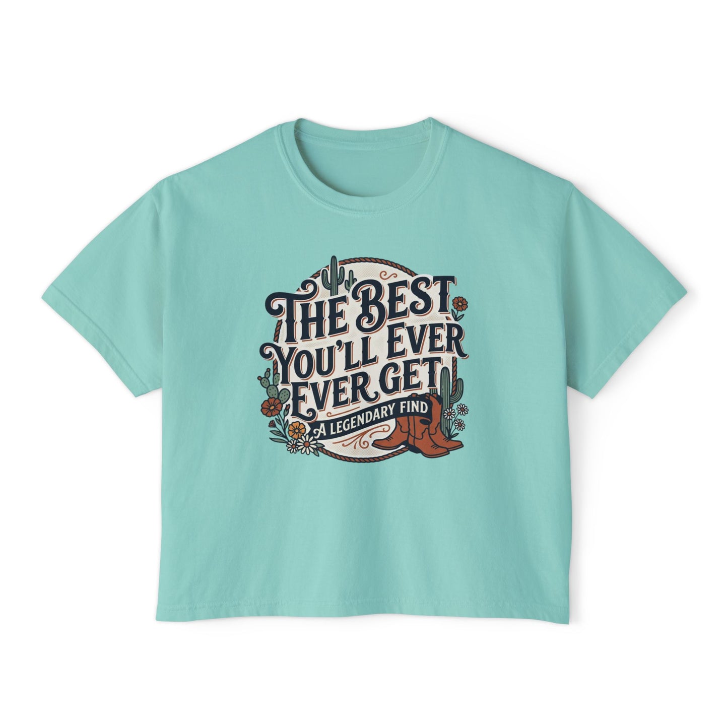 The Best You'll Ever Forget tee | Women's boxy t-shirt, vintage western design