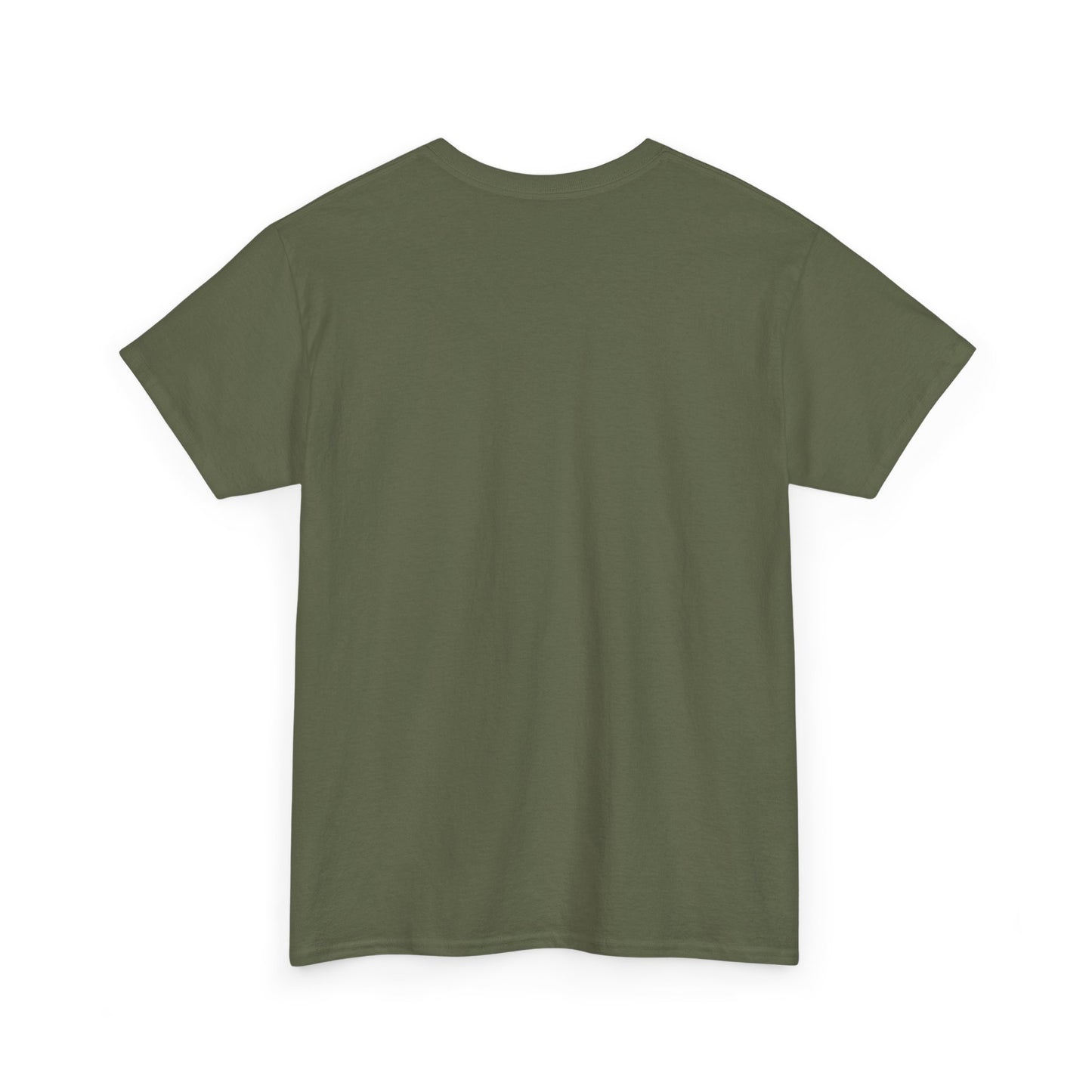 Dad Life Unisex Heavy Cotton Tee - Powered by Coffee and Chaos