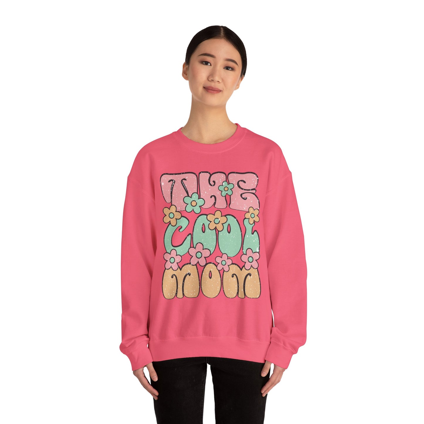 The Cool Mood Floral Graphic Unisex Crewneck Sweatshirt