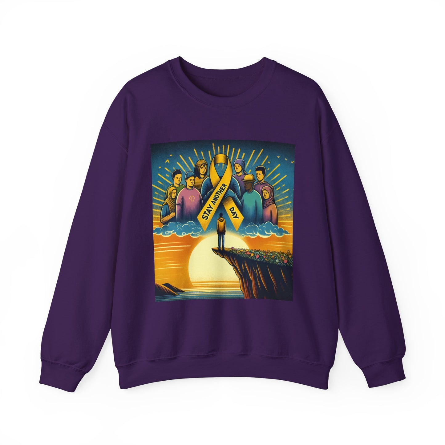 Suicide Prevention Awareness Sweatshirt, Stay Another Day, You Matter, Mental Health Support, Crewneck Jumper, Unisex Hoodie