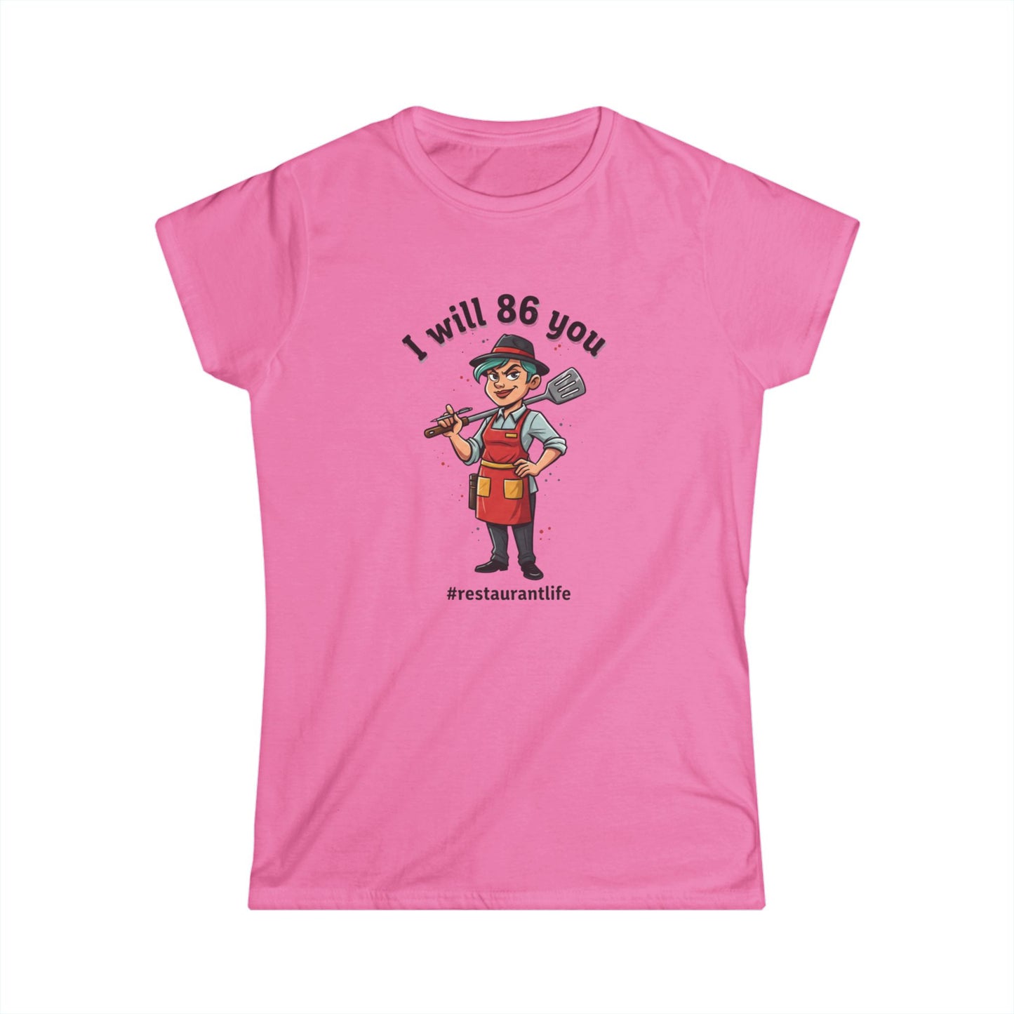I Will 86 You waiter graphic Tee | Restaurant Life, Kitchen Staff Shirt, funny tee