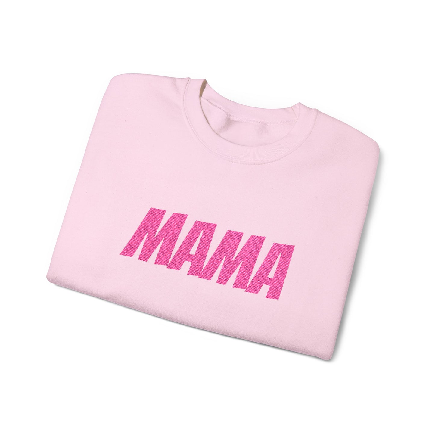 Pink Glitter MAMA Crewneck Sweatshirt | Mama Mom Mother's Day Top