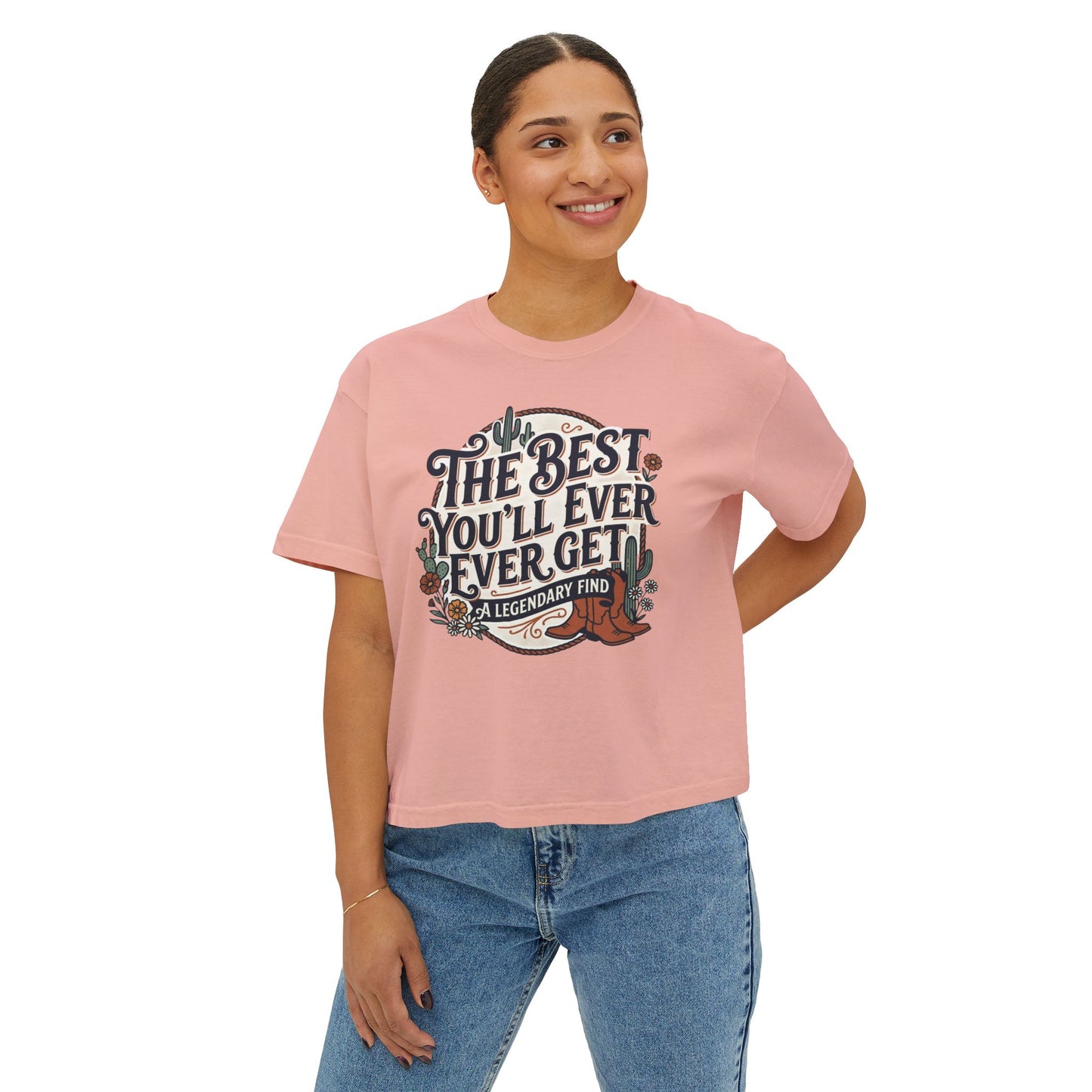The Best You'll Ever Forget tee | Women's boxy t-shirt, vintage western design