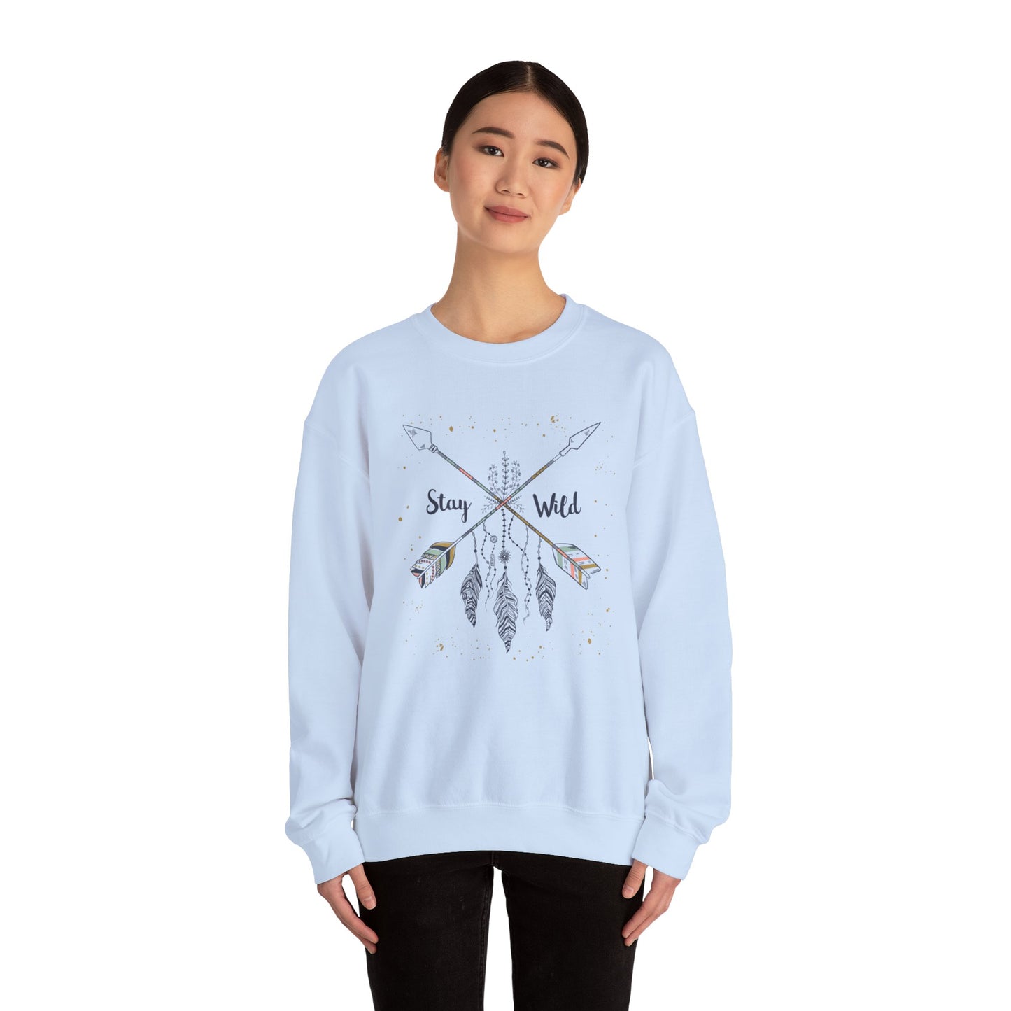 Unisex Crewneck Sweatshirt - Stay Wild Design