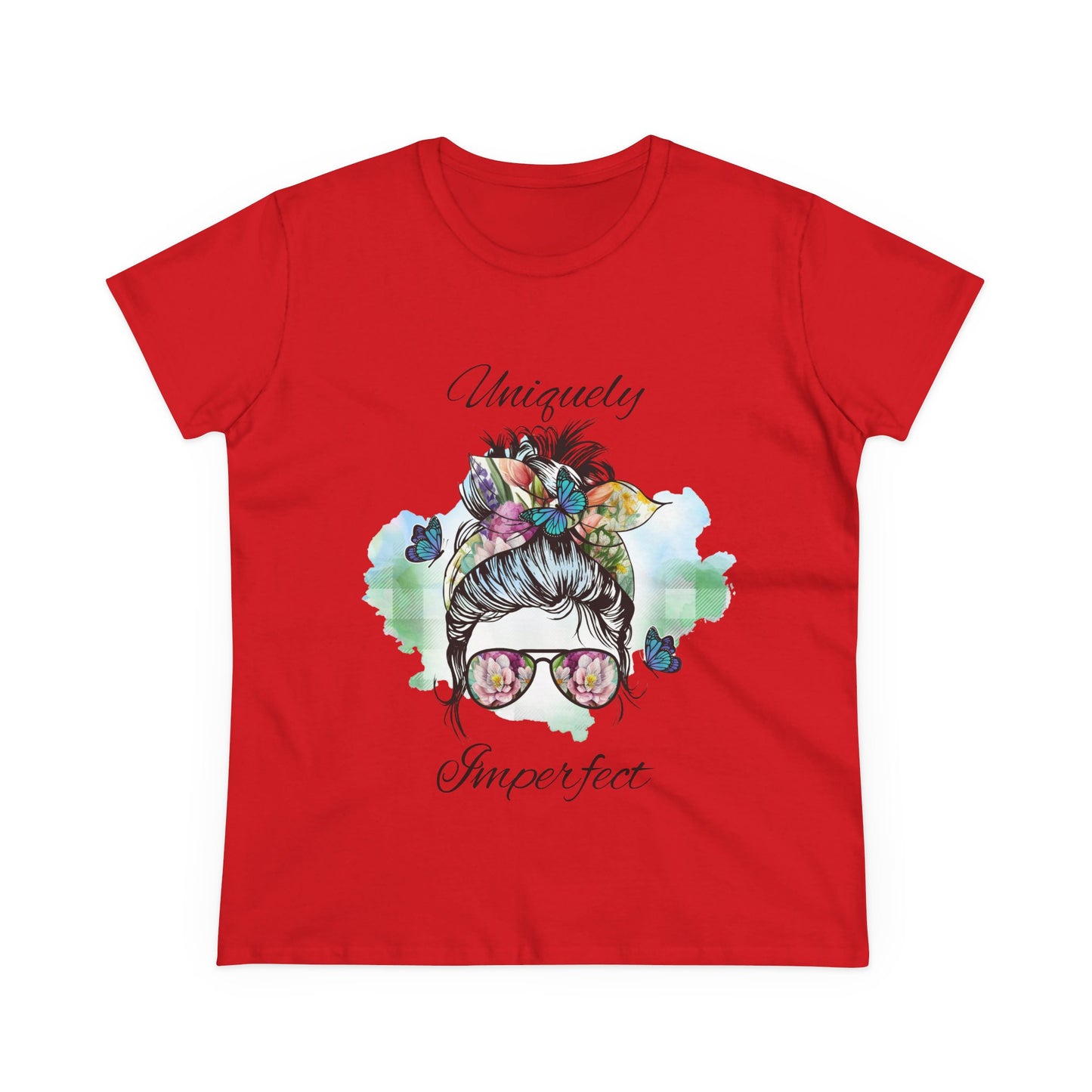 Women's Uniquely Imperfect Graphic Tee - Midweight Cotton Shirt