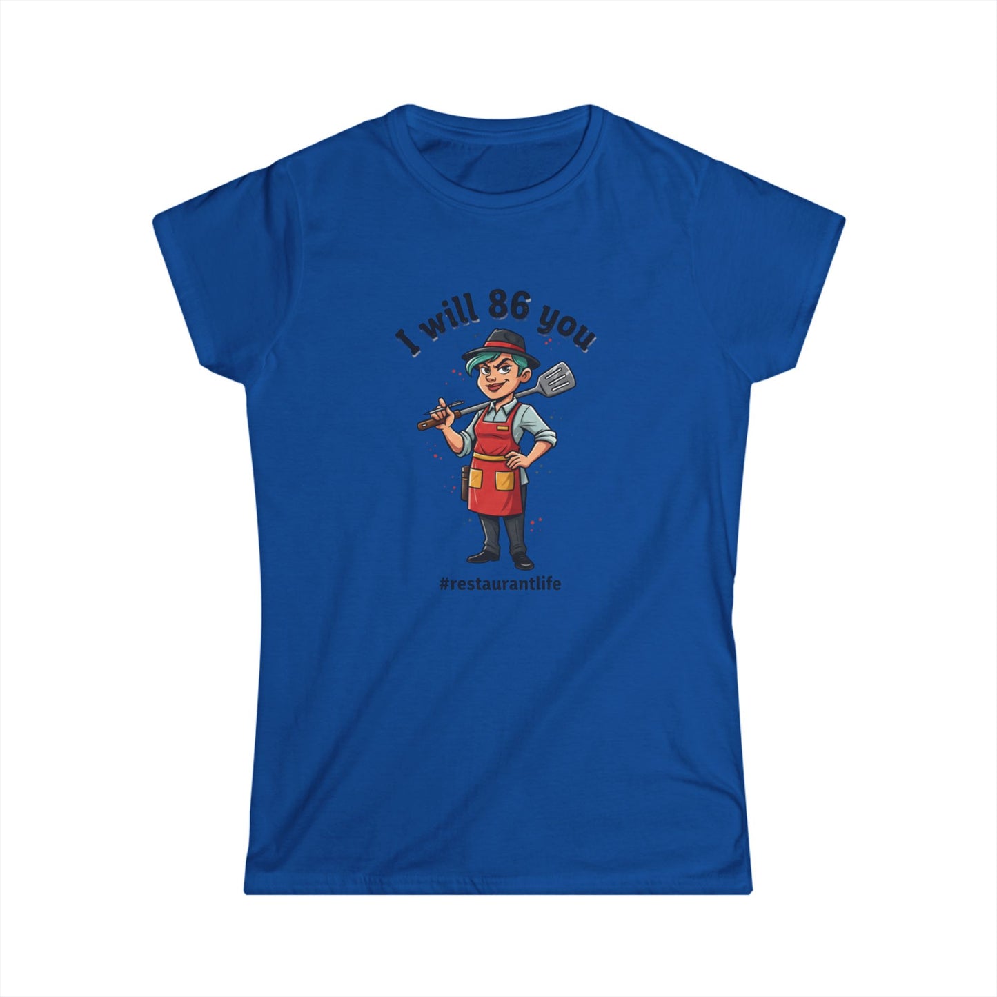 I Will 86 You waiter graphic Tee | Restaurant Life, Kitchen Staff Shirt, funny tee