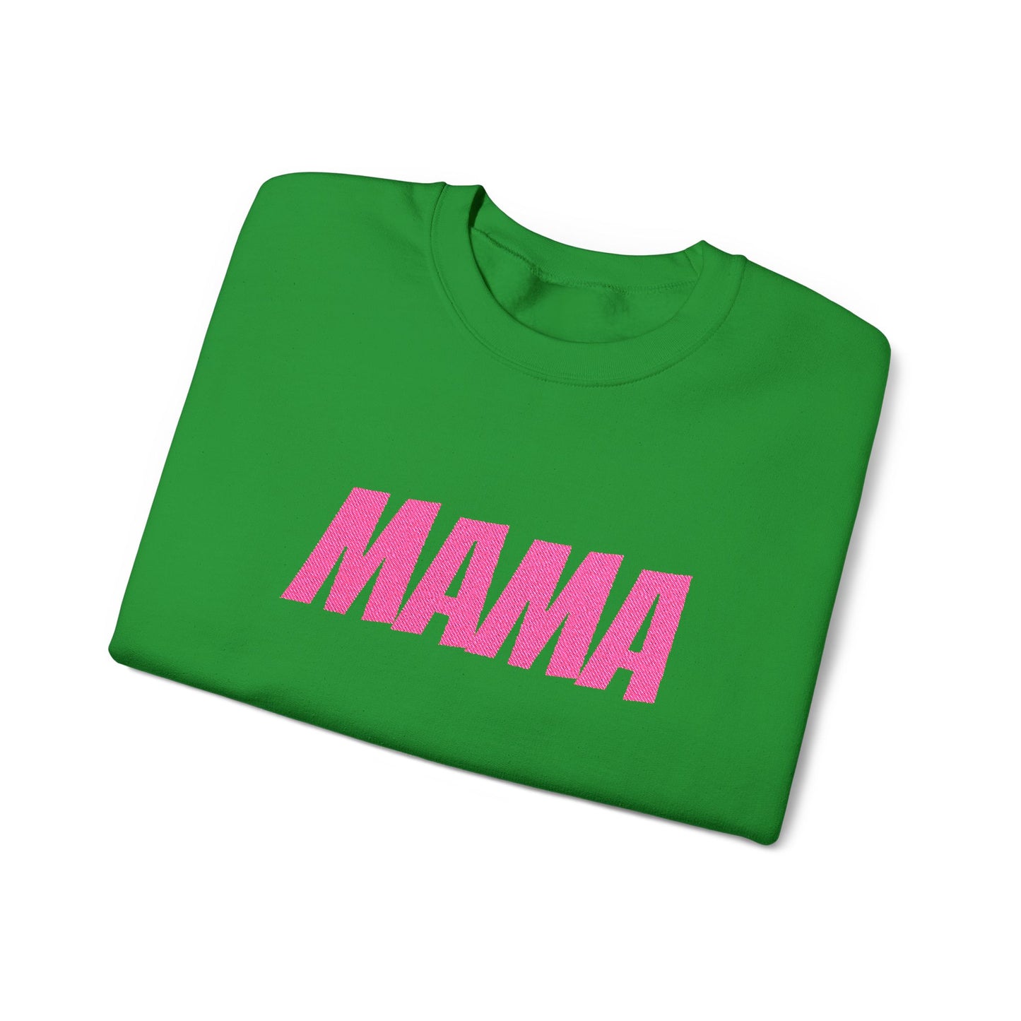 Pink Glitter MAMA Crewneck Sweatshirt | Mama Mom Mother's Day Top