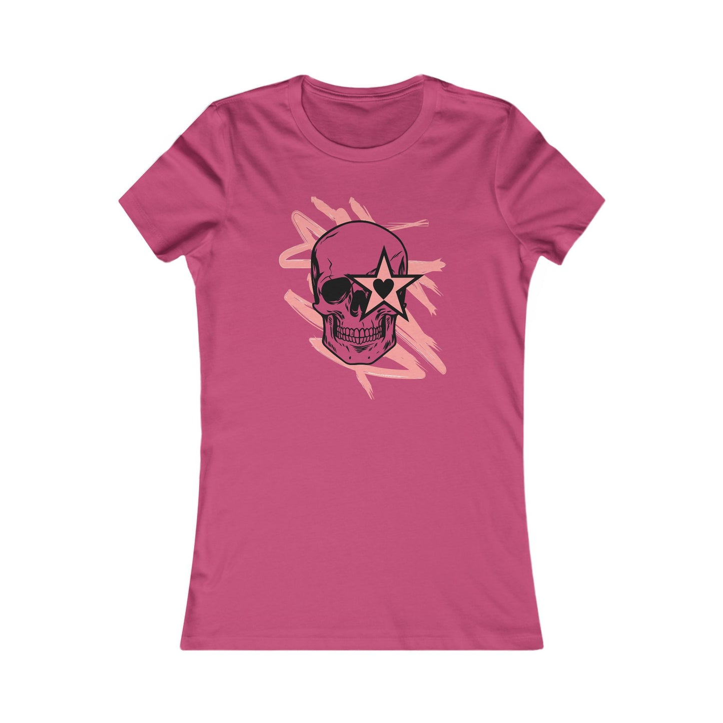Edgy Skull Graphic Tee for Women - Perfect for Casual Outfits or Festivals