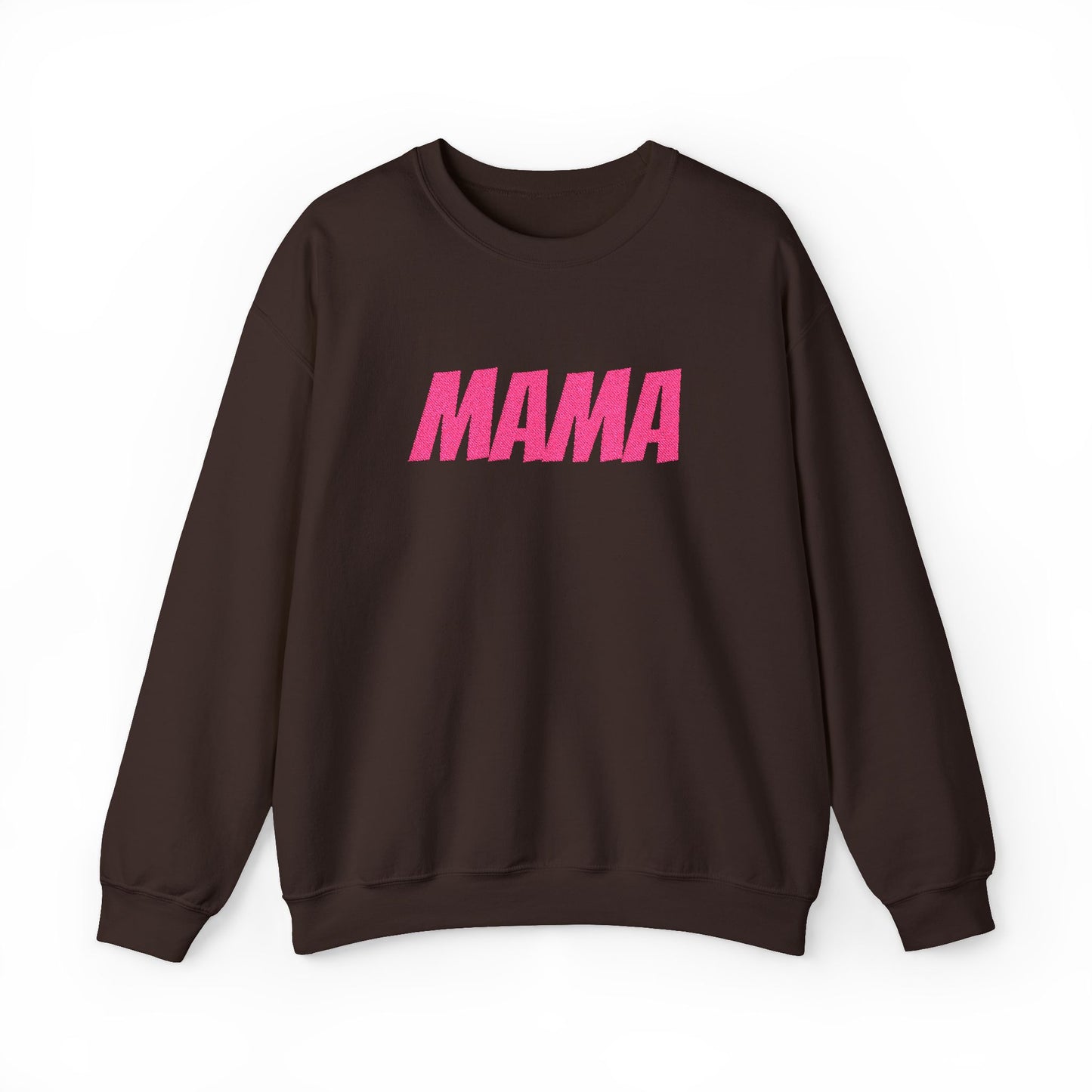 Pink Glitter MAMA Crewneck Sweatshirt | Mama Mom Mother's Day Top