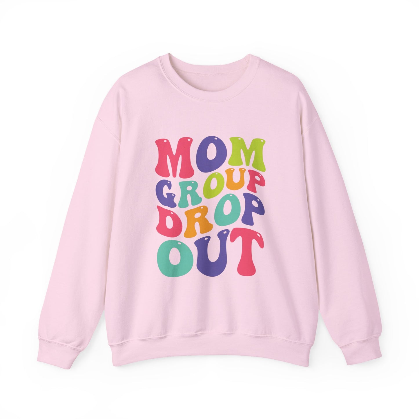 Mom Group Dropout Sweatshirt, Cozy Crewneck, Perfec for Moms, Gift for Mother's Day, Casual Wear, Fun Family Gatherings, gift for her