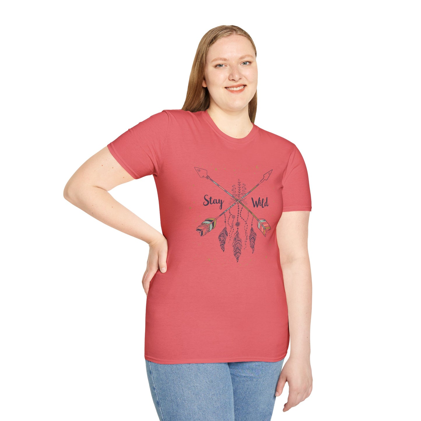 Stay Wild Unisex Softstyle T-Shirt - Adventure & Freedom Vibe