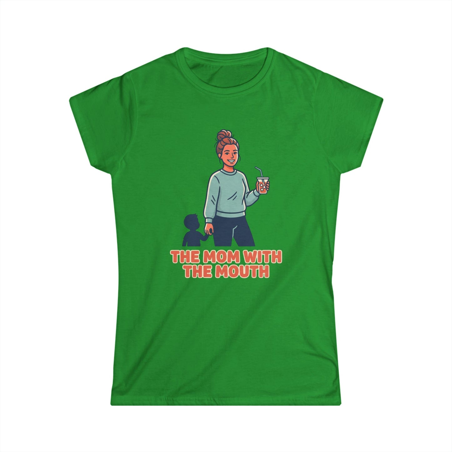 The Mom With The Mouth Tee — Funny Mom Graphic T-Shirt