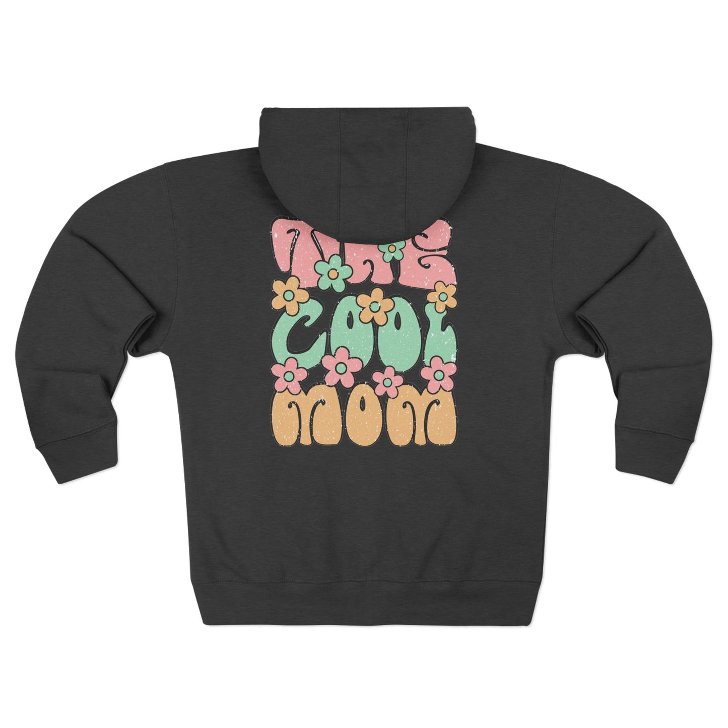 Mom Life Floral Unisex Zip Hoodie - Cozy Casual Wear for Moms