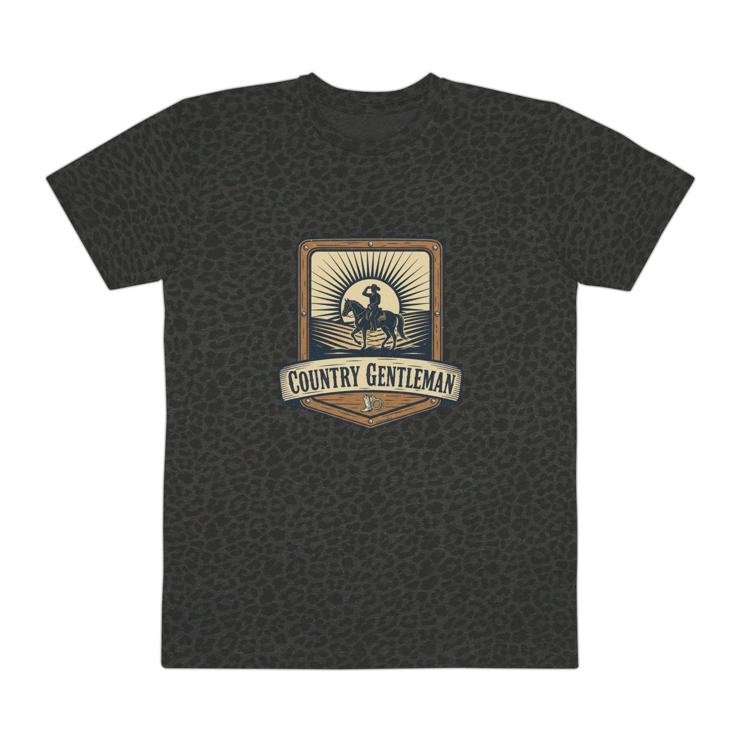 Country Gentleman T‑Shirt — Vintage Western Rodeo Ranch Tee for Men